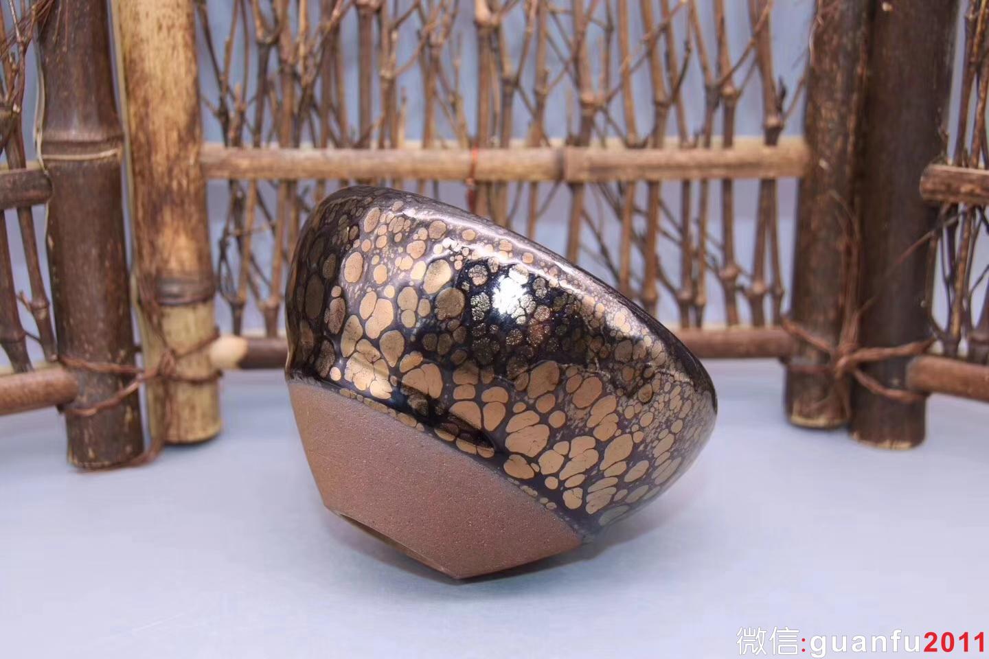 黃上興：金油滴·缽型、完美無瑕精品， 9.5cm 6cm