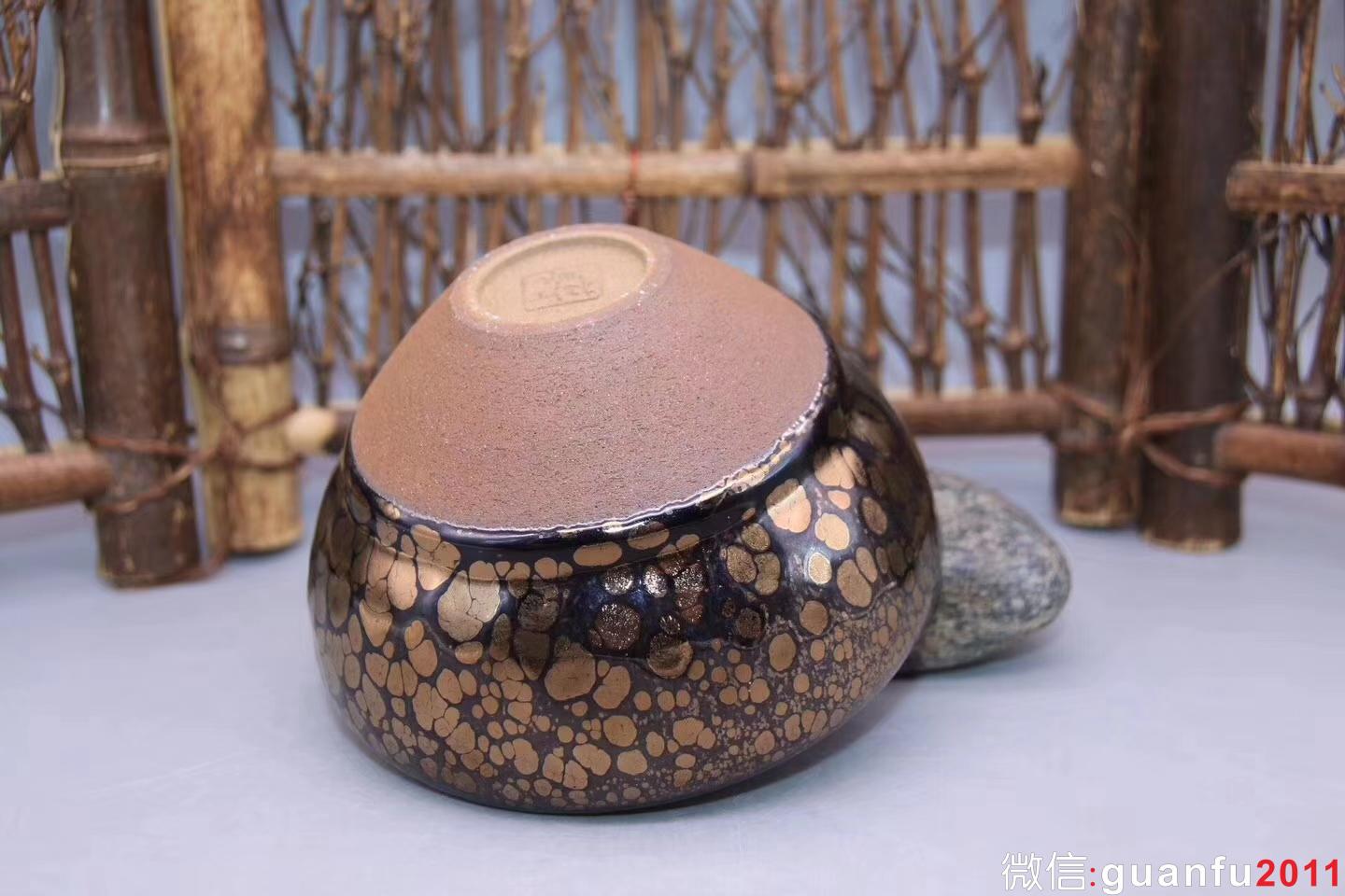 黃上興：金油滴·缽型、完美無瑕精品， 9.5cm 6cm