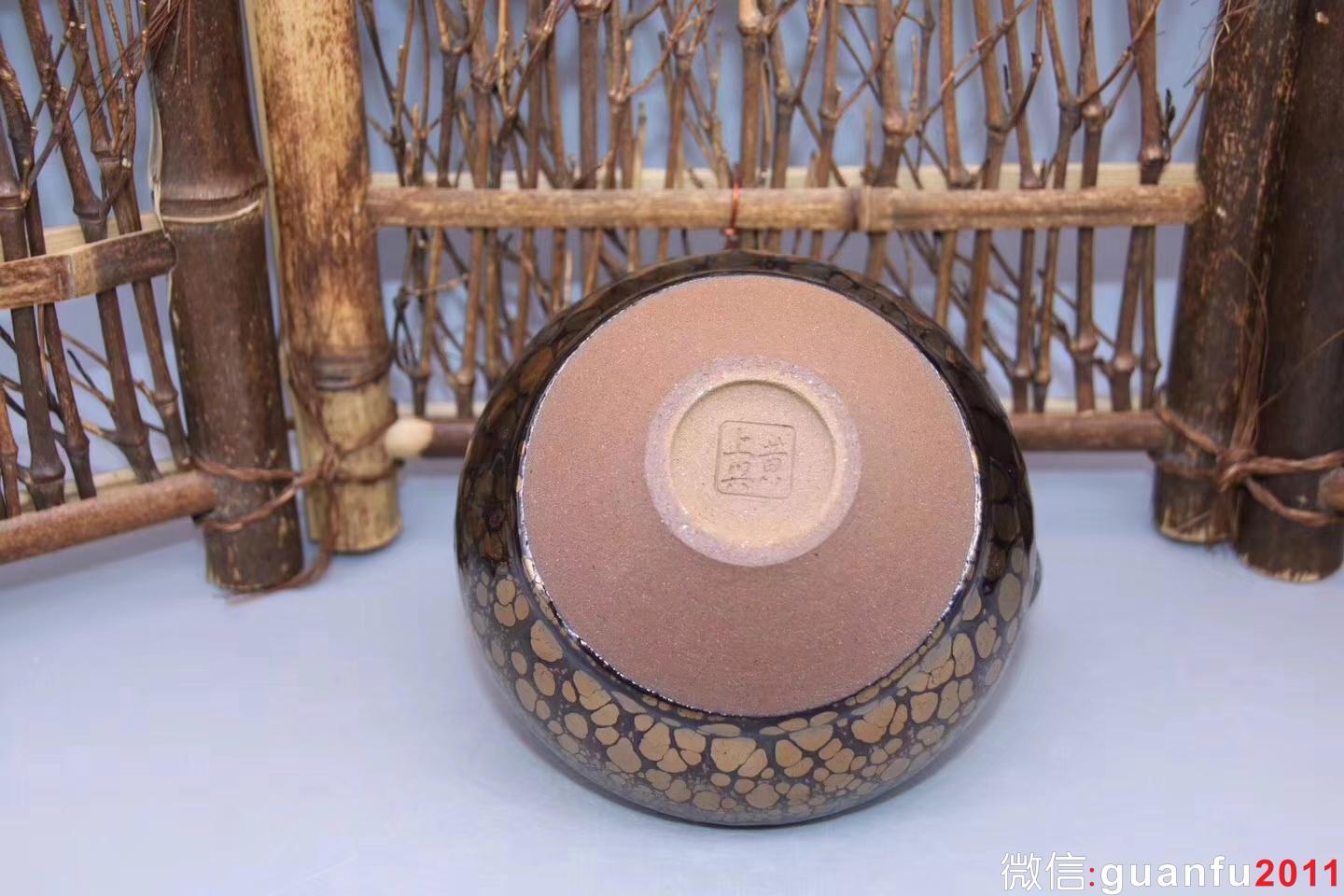 黃上興：金油滴·缽型、完美無瑕精品， 9.5cm 6cm