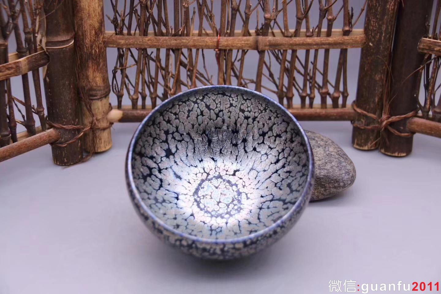 黎祥：大缽·鷓鴣斑茶盞，完美無瑕精品。9.5cm 5.8cm