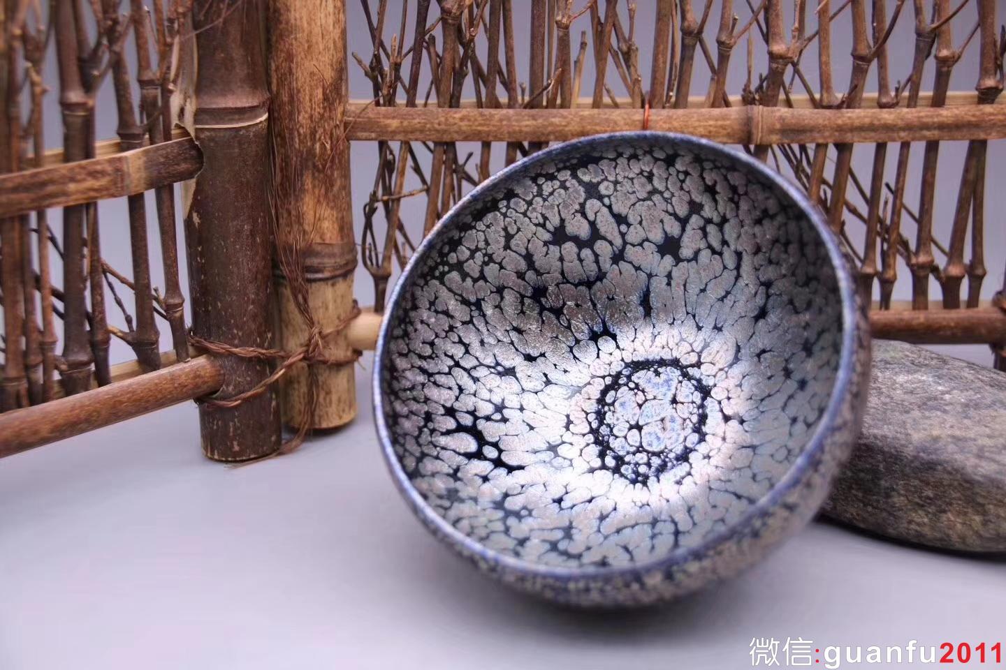 黎祥：大缽·鷓鴣斑茶盞，完美無瑕精品。9.5cm 5.8cm