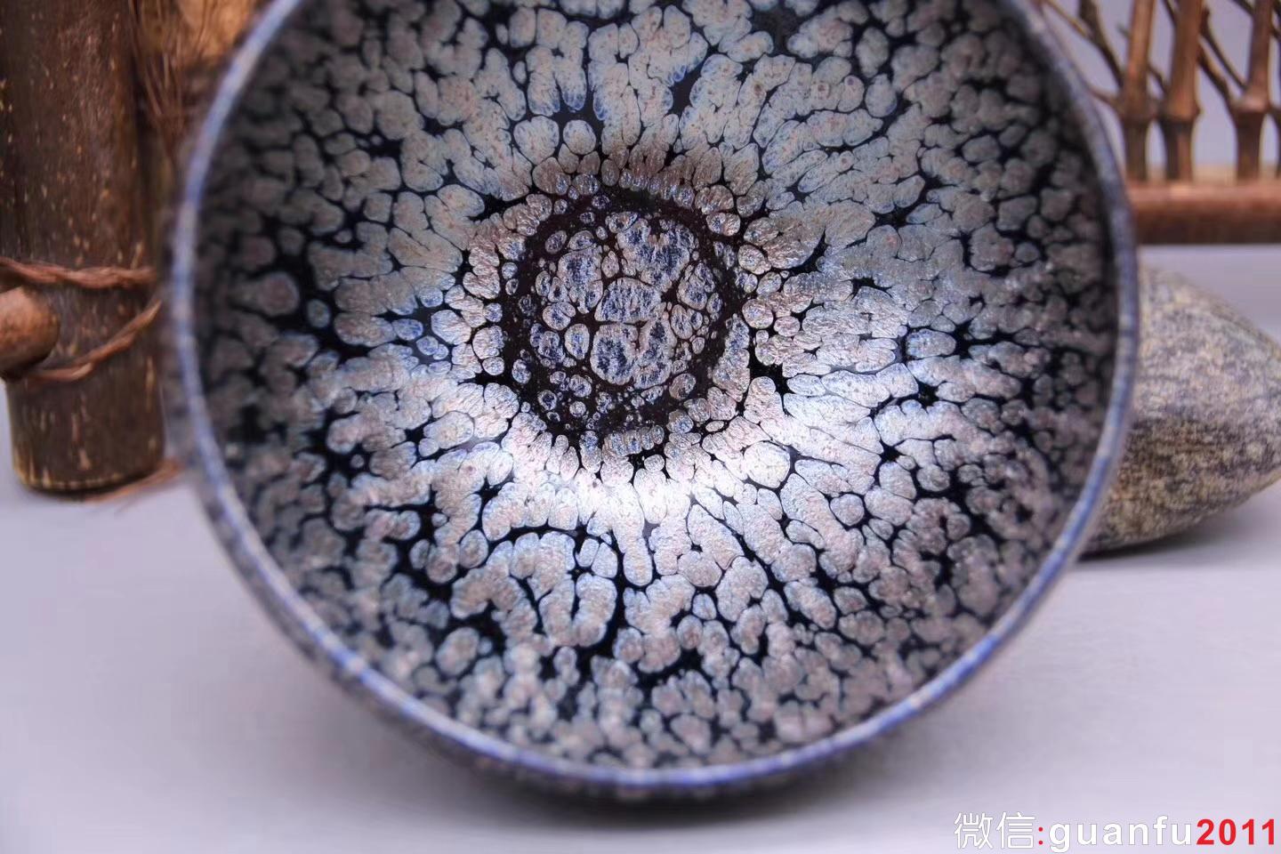 黎祥：大缽·鷓鴣斑茶盞，完美無瑕精品。9.5cm 5.8cm