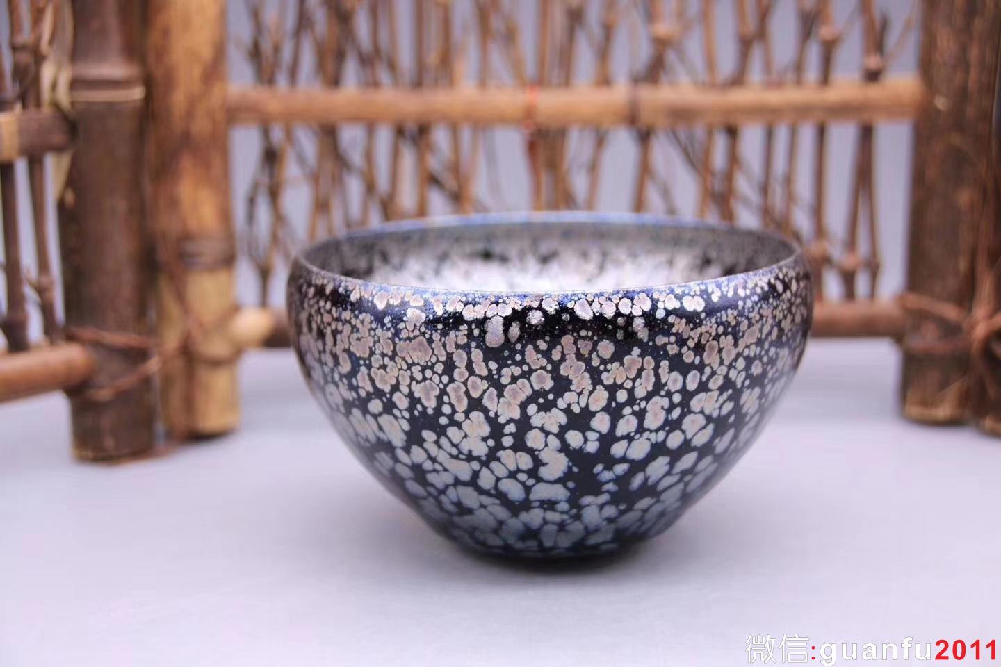 黎祥：大缽·鷓鴣斑茶盞，完美無瑕精品。9.5cm 5.8cm