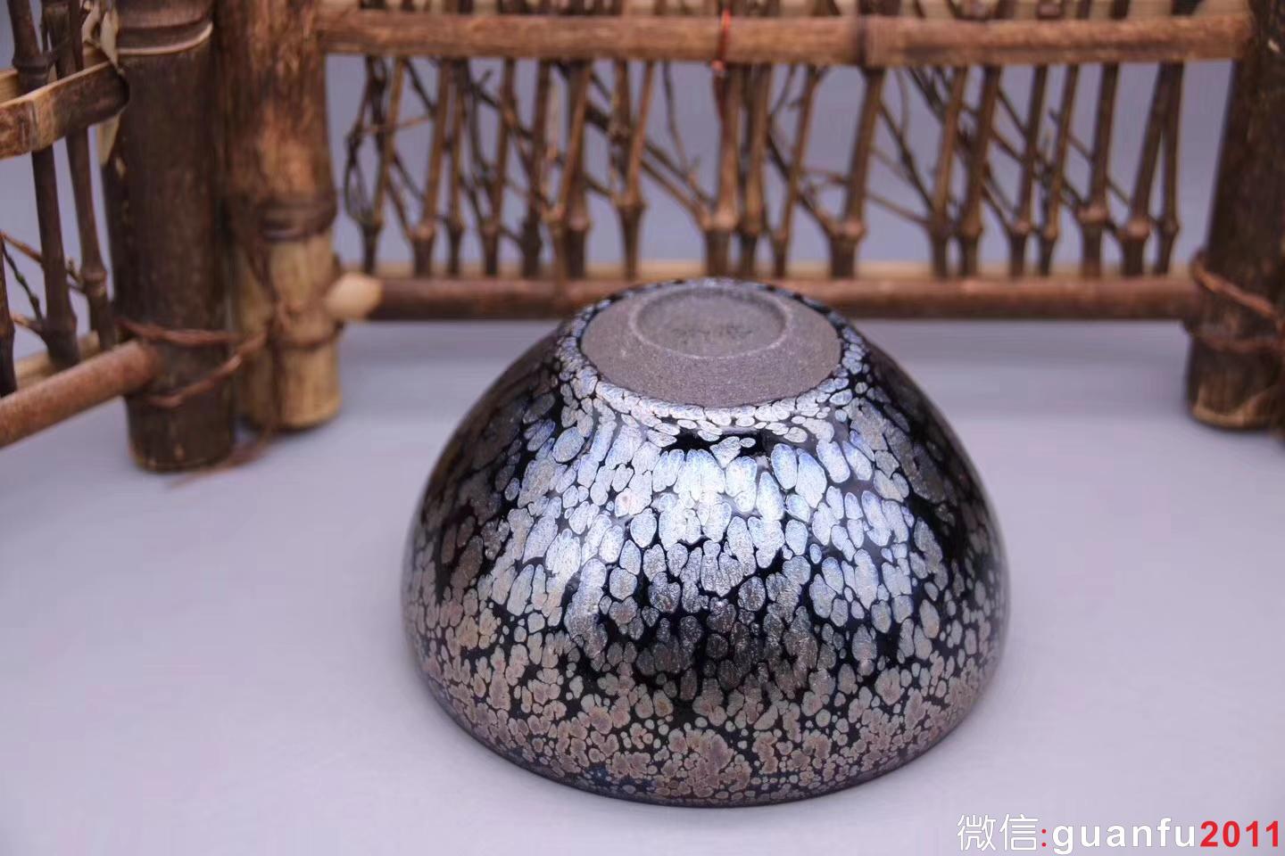 黎祥：大缽·鷓鴣斑茶盞，完美無瑕精品。9.5cm 5.8cm