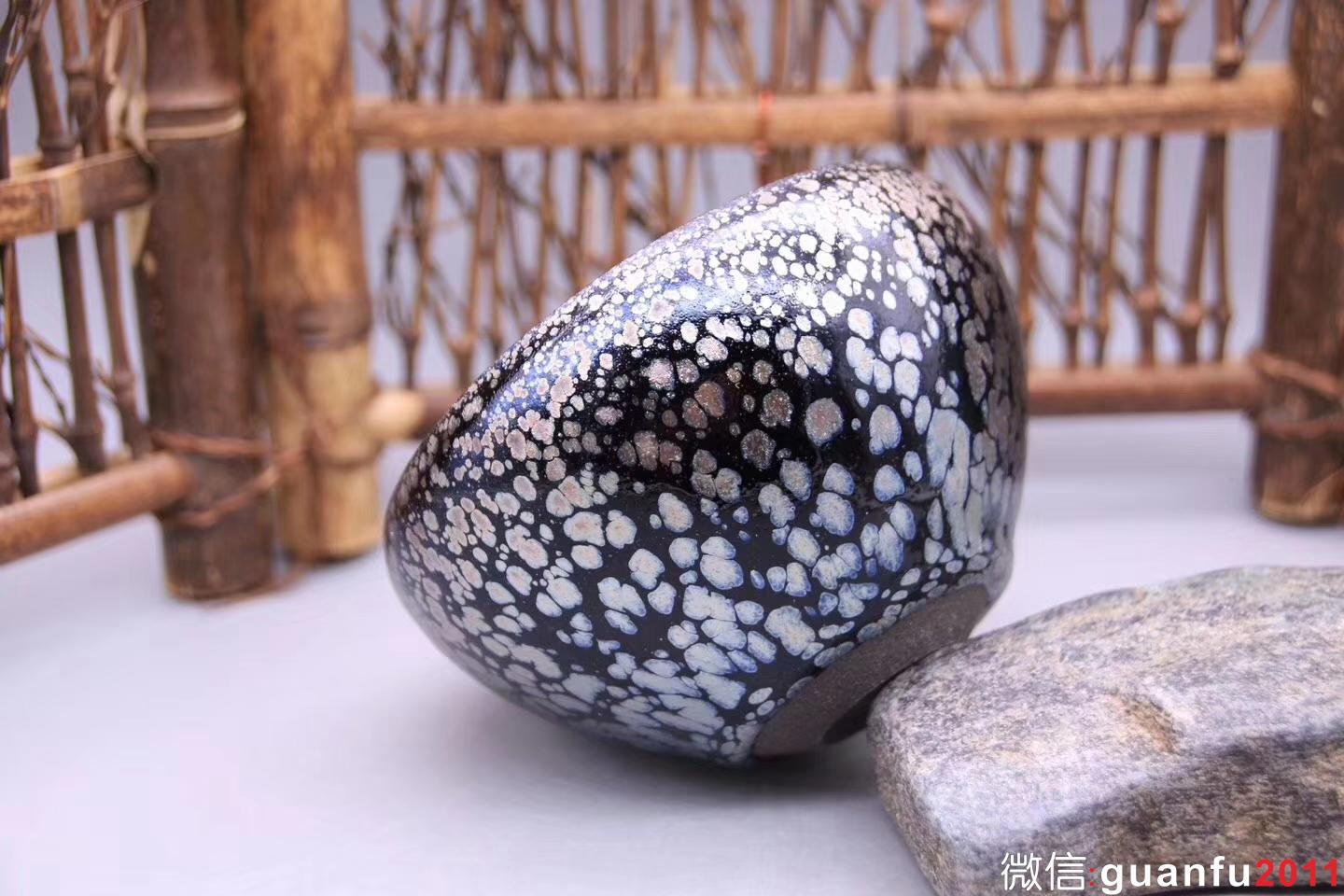 黎祥：大缽·鷓鴣斑茶盞，完美無瑕精品。9.5cm 5.8cm