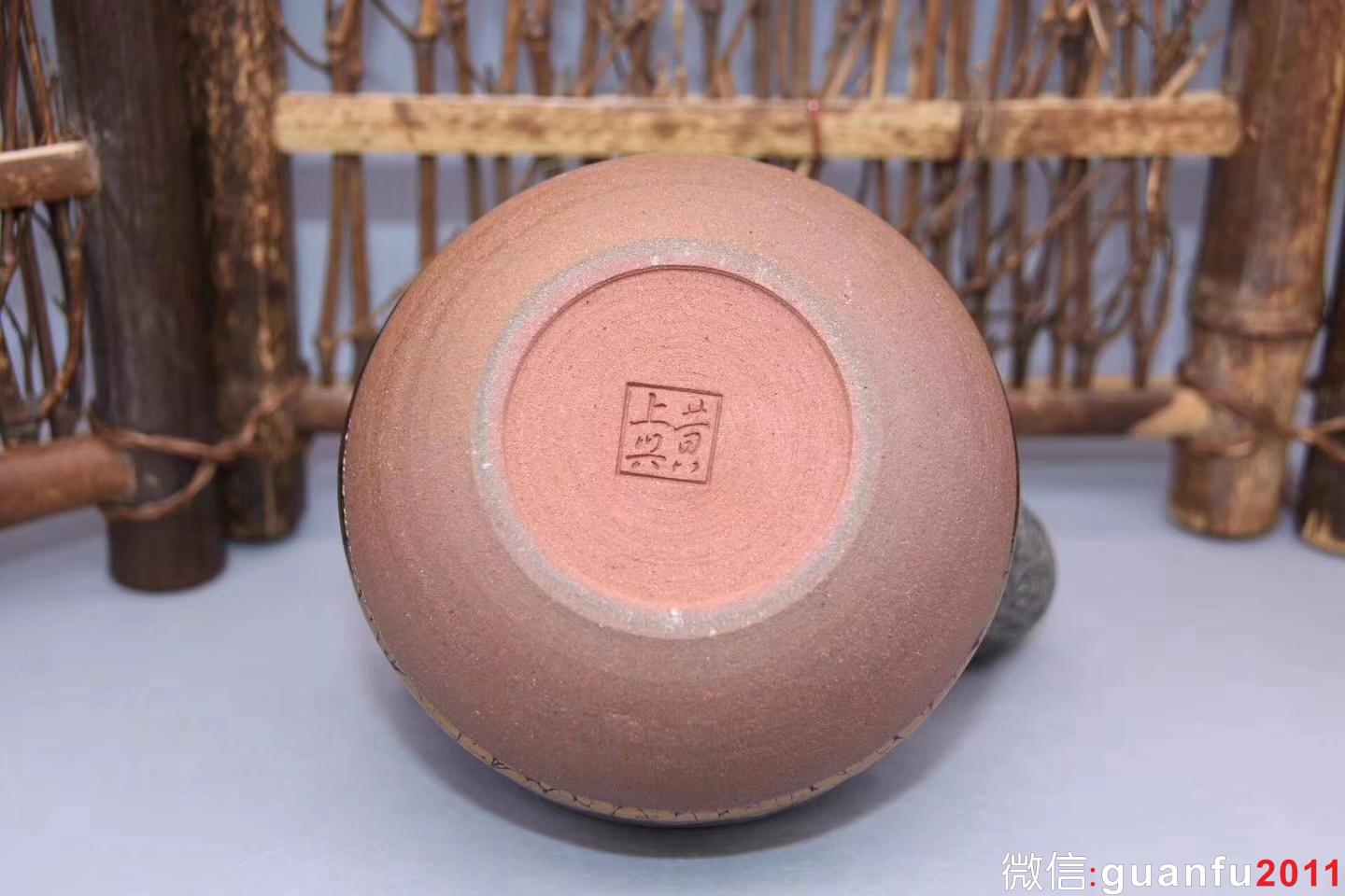 黃上興老師作品：星云缽·金油滴茶盞、完美無瑕精品，口徑9cm 高度5.5cm