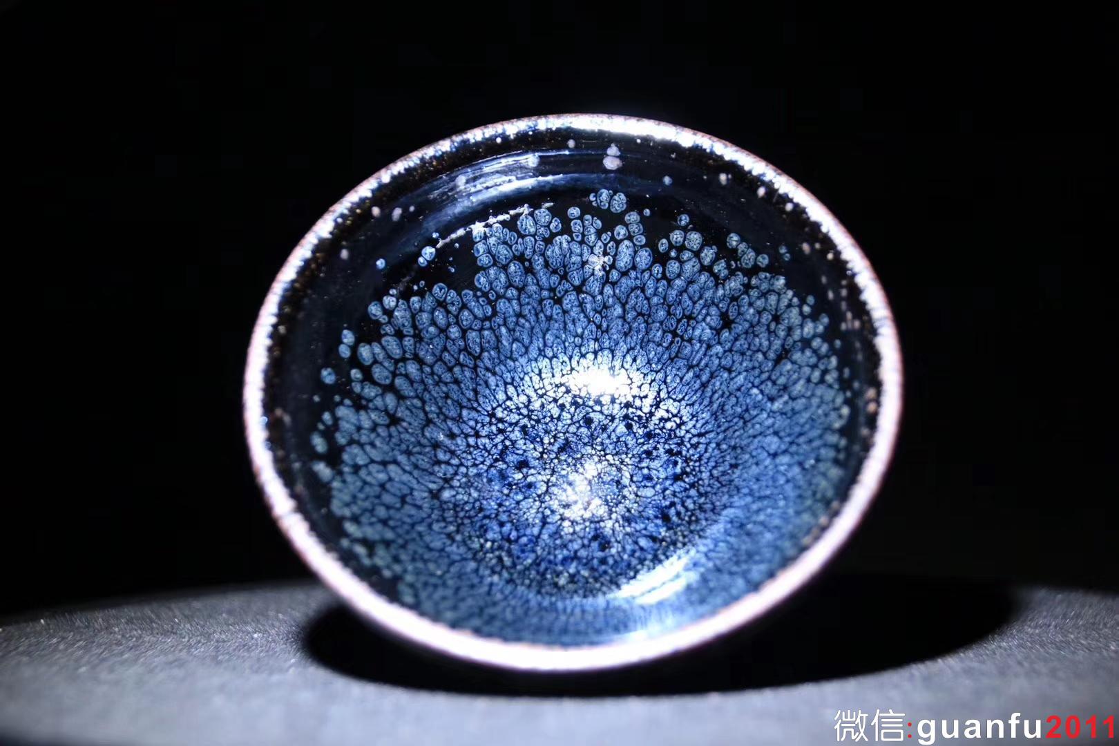 陳春華老師 黑釉油滴 口徑8.2 高4.6