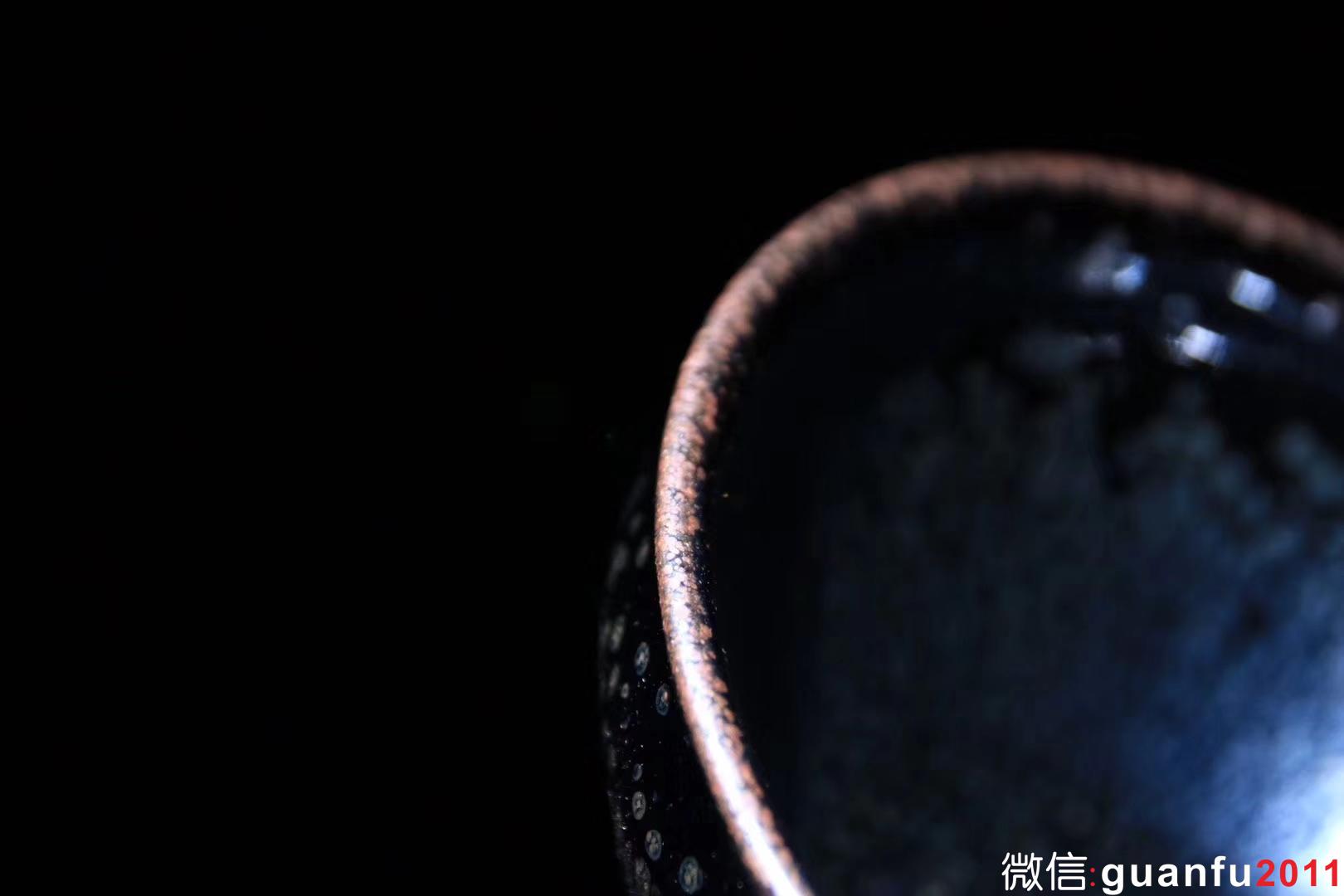 陳春華老師 黑釉油滴 口徑8.2 高4.6