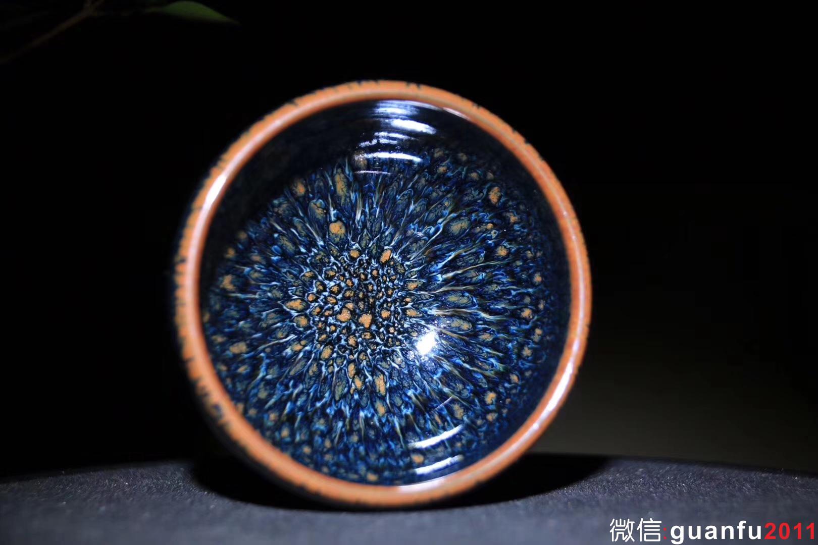 郭明慶老師 藍(lán)羽鷓鴣 口徑8 高4.5