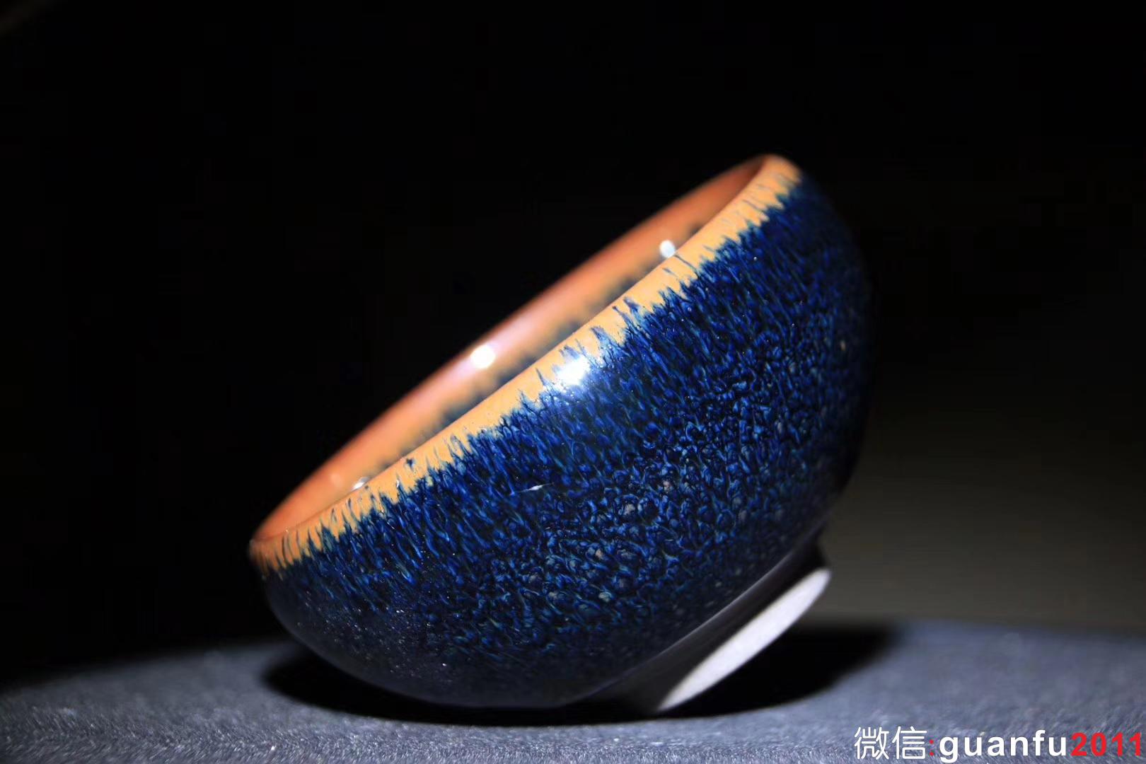 郭明慶老師 藍(lán)羽鷓鴣 口徑8 高4.5