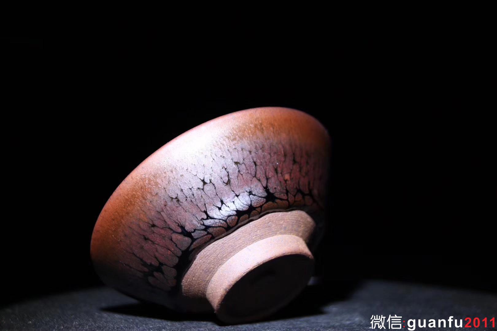 范澤鋒老師 鐵胎油滴盞 口徑8.7 高3.6