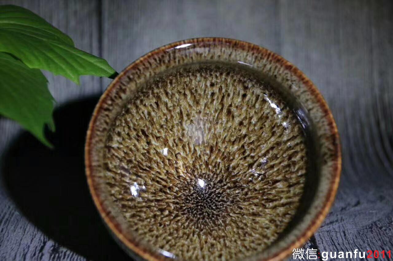 宜興：范澤鋒老師新品、豹紋天目盞 口徑9cm 高度5.7cm