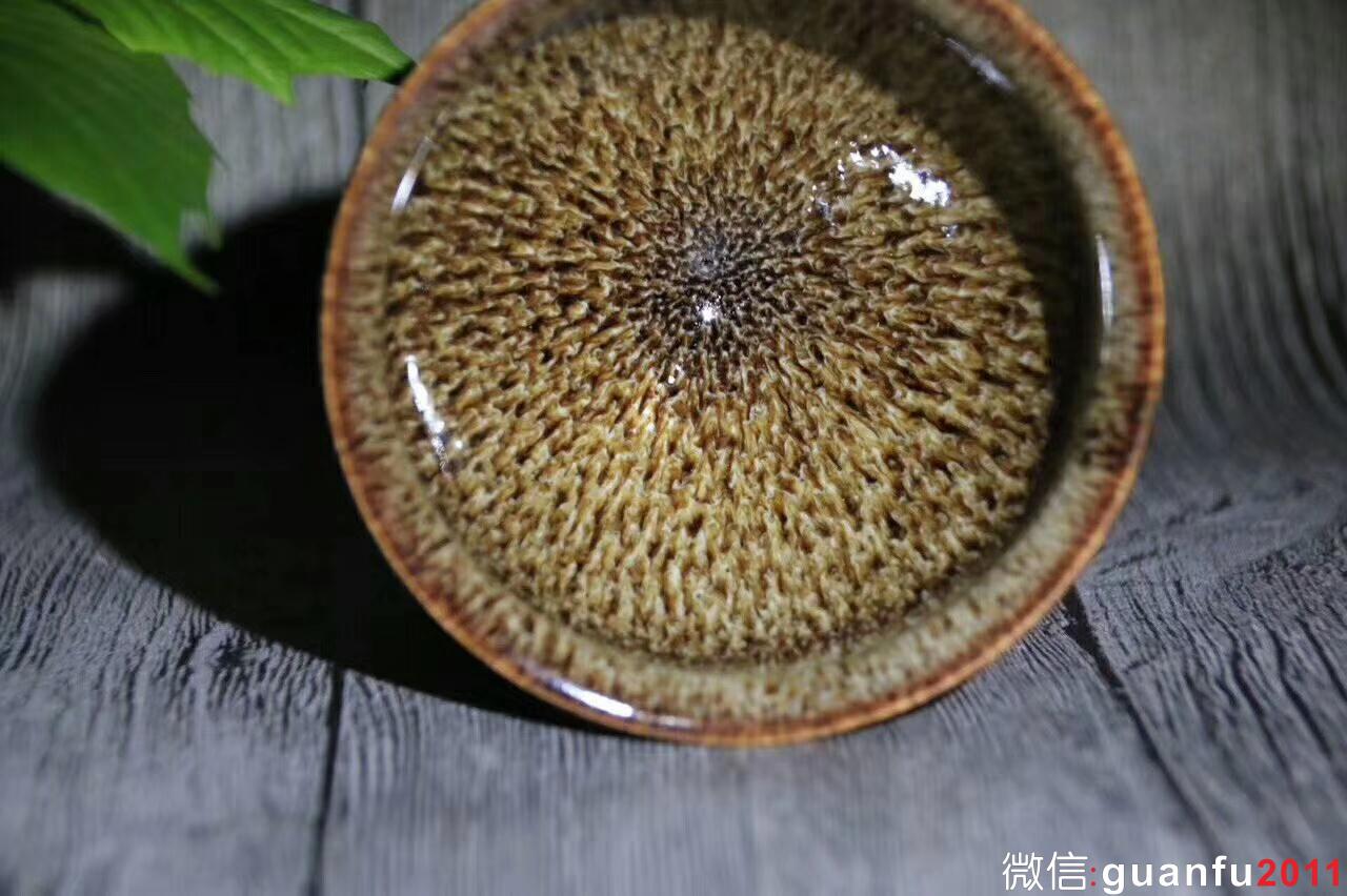 宜興：范澤鋒老師新品、豹紋天目盞 口徑9cm 高度5.7cm