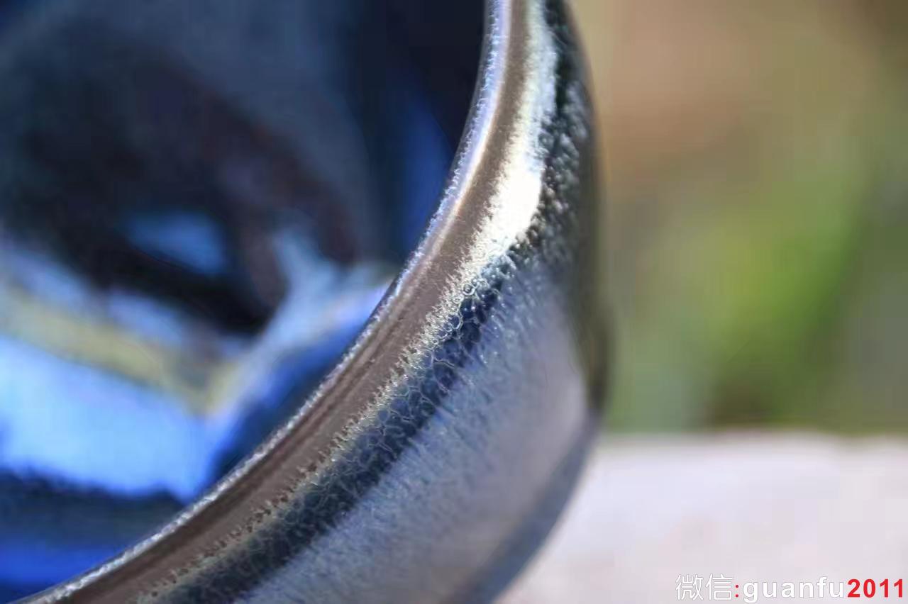 廖成軍老師 藍色妖姬 口徑9.3 高5.8