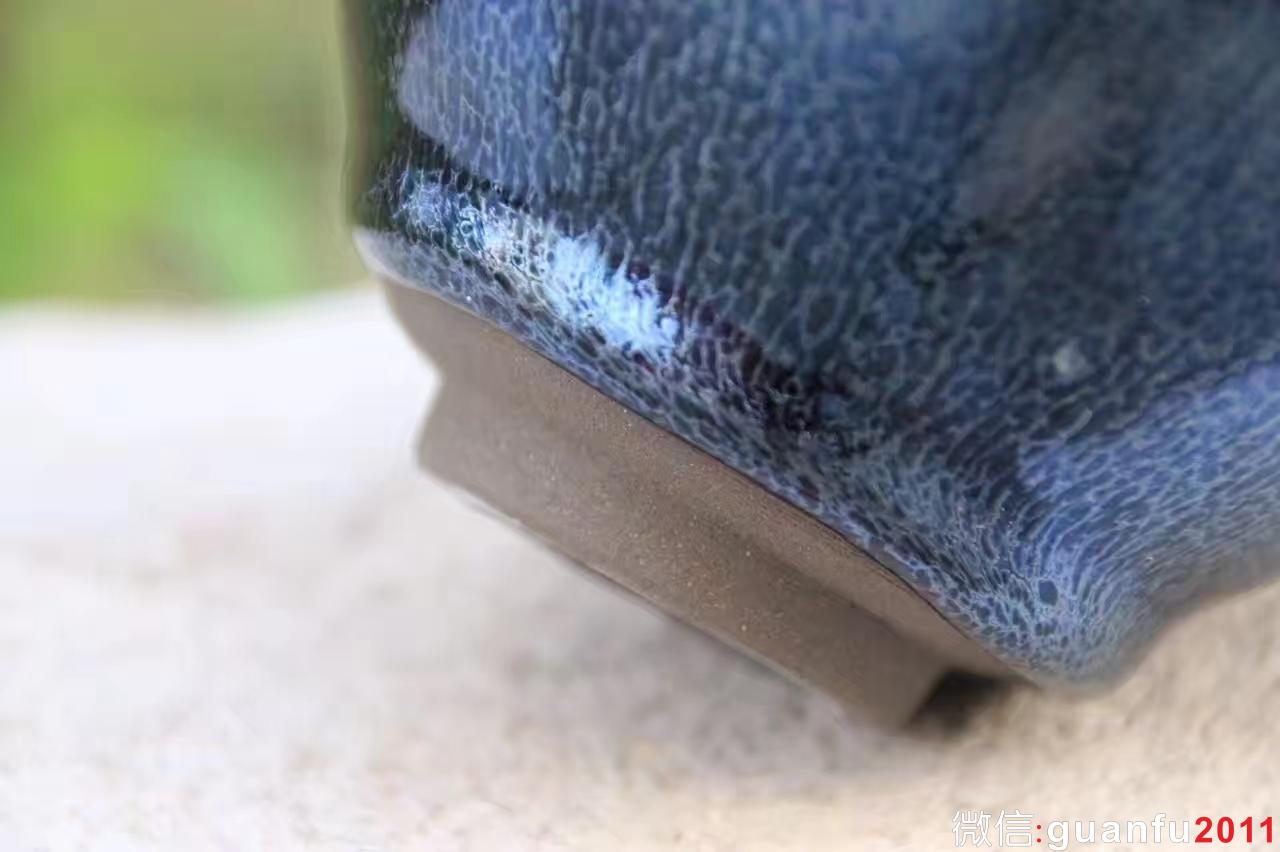 廖成軍老師 藍色妖姬 口徑9.3 高5.8