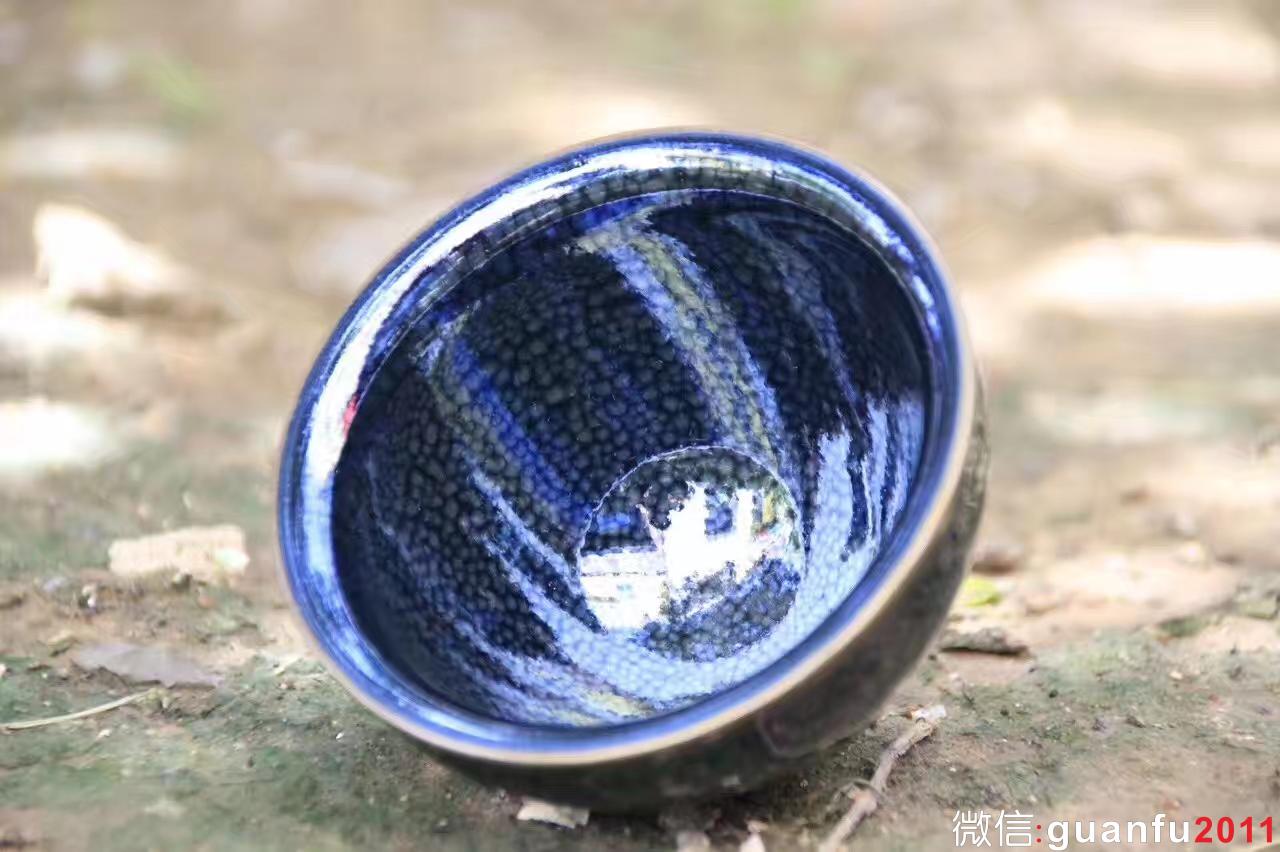 陳大鵬老師 精品 華北油滴 束口 口徑8.8 高5.5