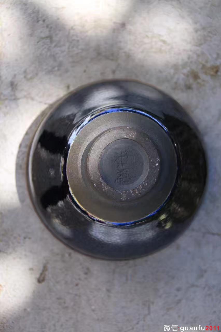 陳大鵬老師 精品 華北油滴 束口 口徑8.8 高5.5