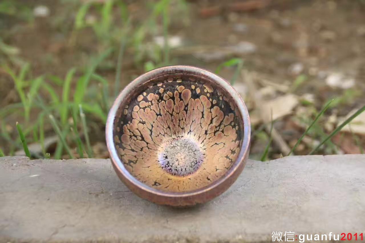 飛惺 新品 芙蓉花 口徑9 高6