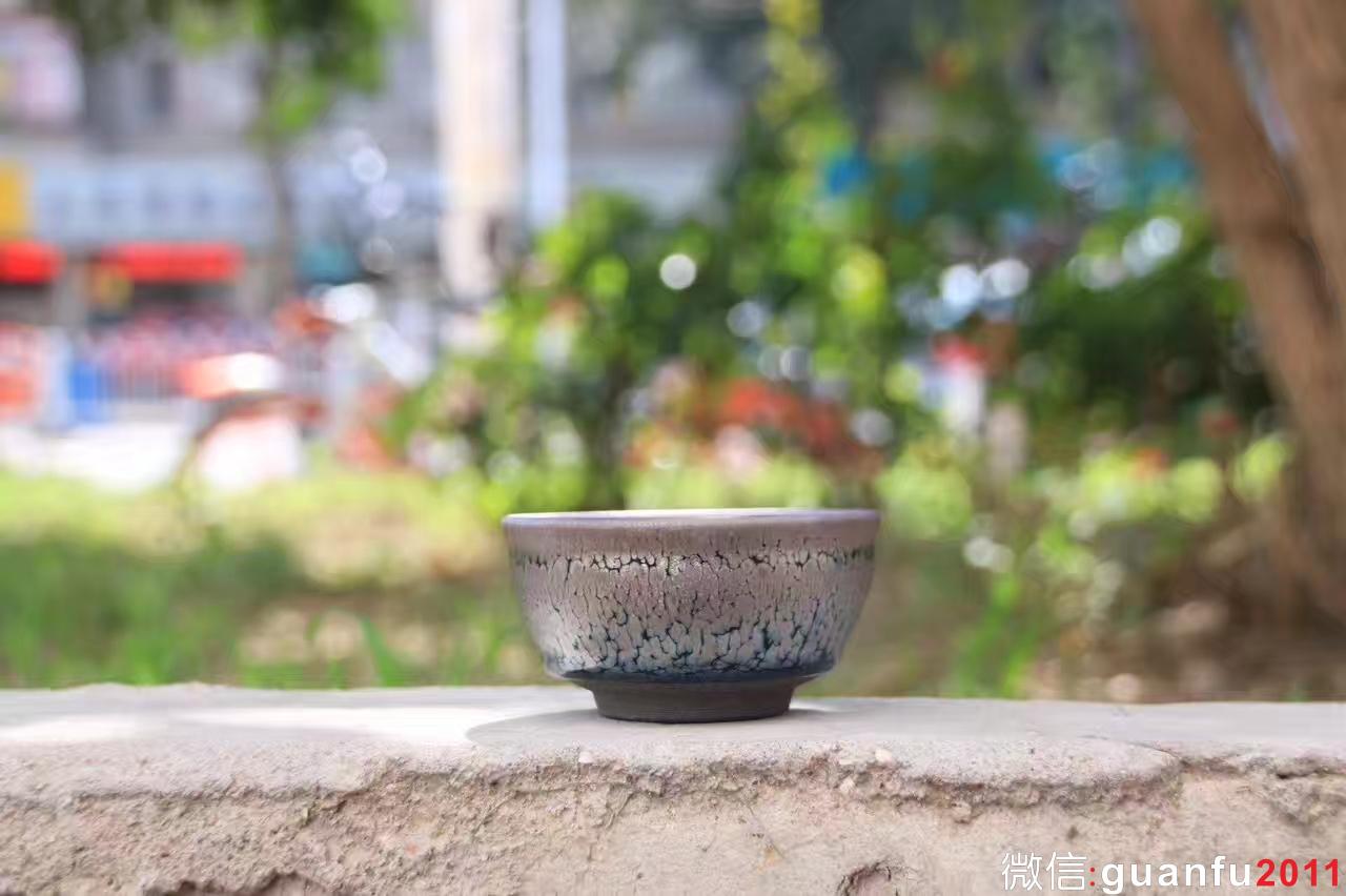 李昌海老師 新品 禪定 鷓鴣斑 口徑8.3 高4.5