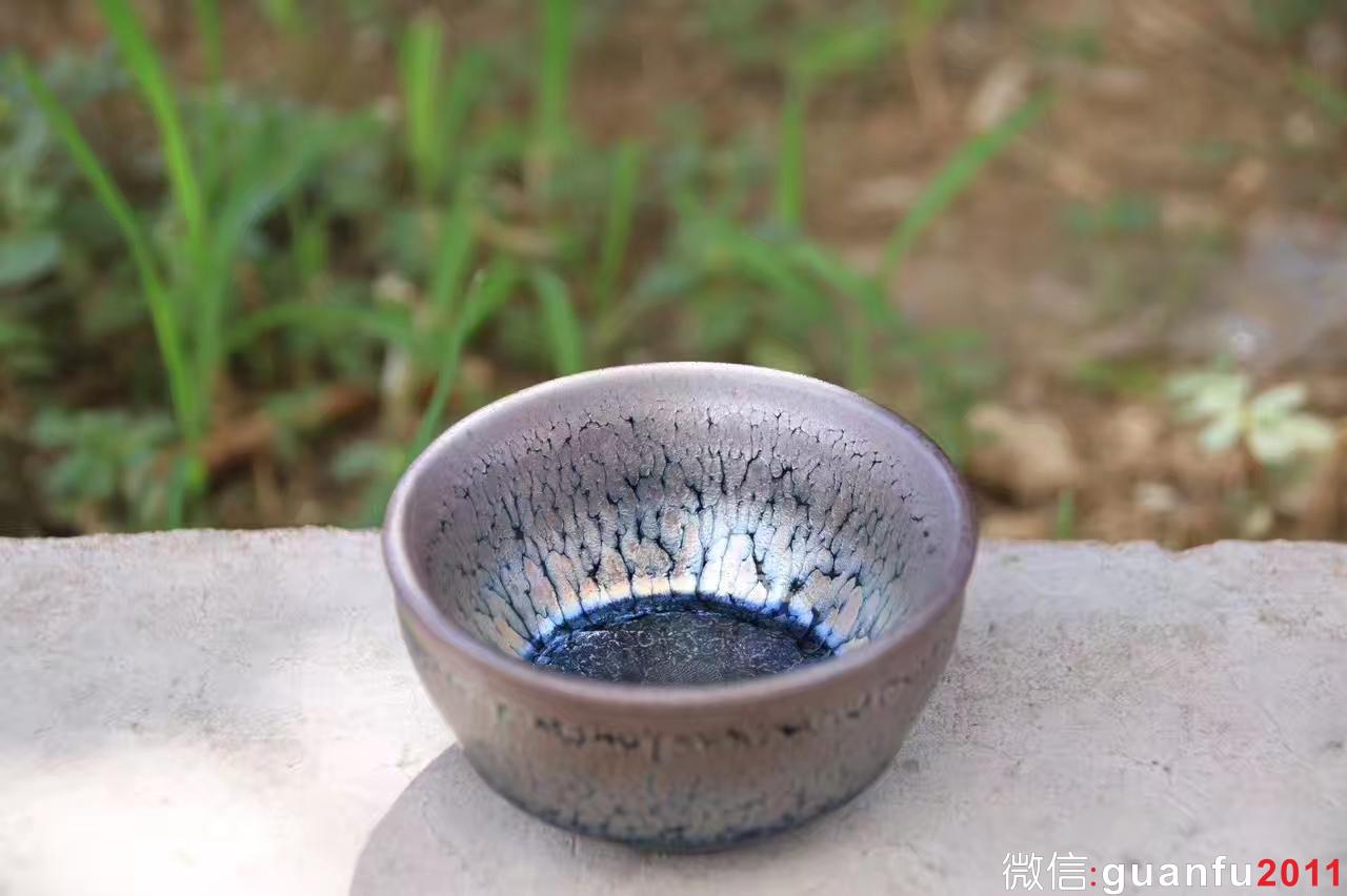 李昌海老師 新品 禪定 鷓鴣斑 口徑8.3 高4.5