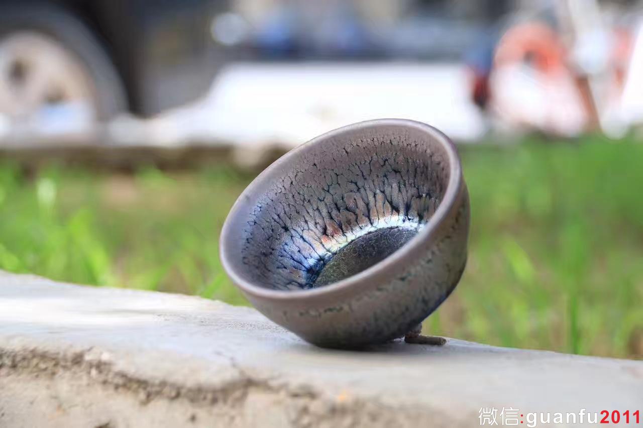 李昌海老師 新品 禪定 鷓鴣斑 口徑8.3 高4.5