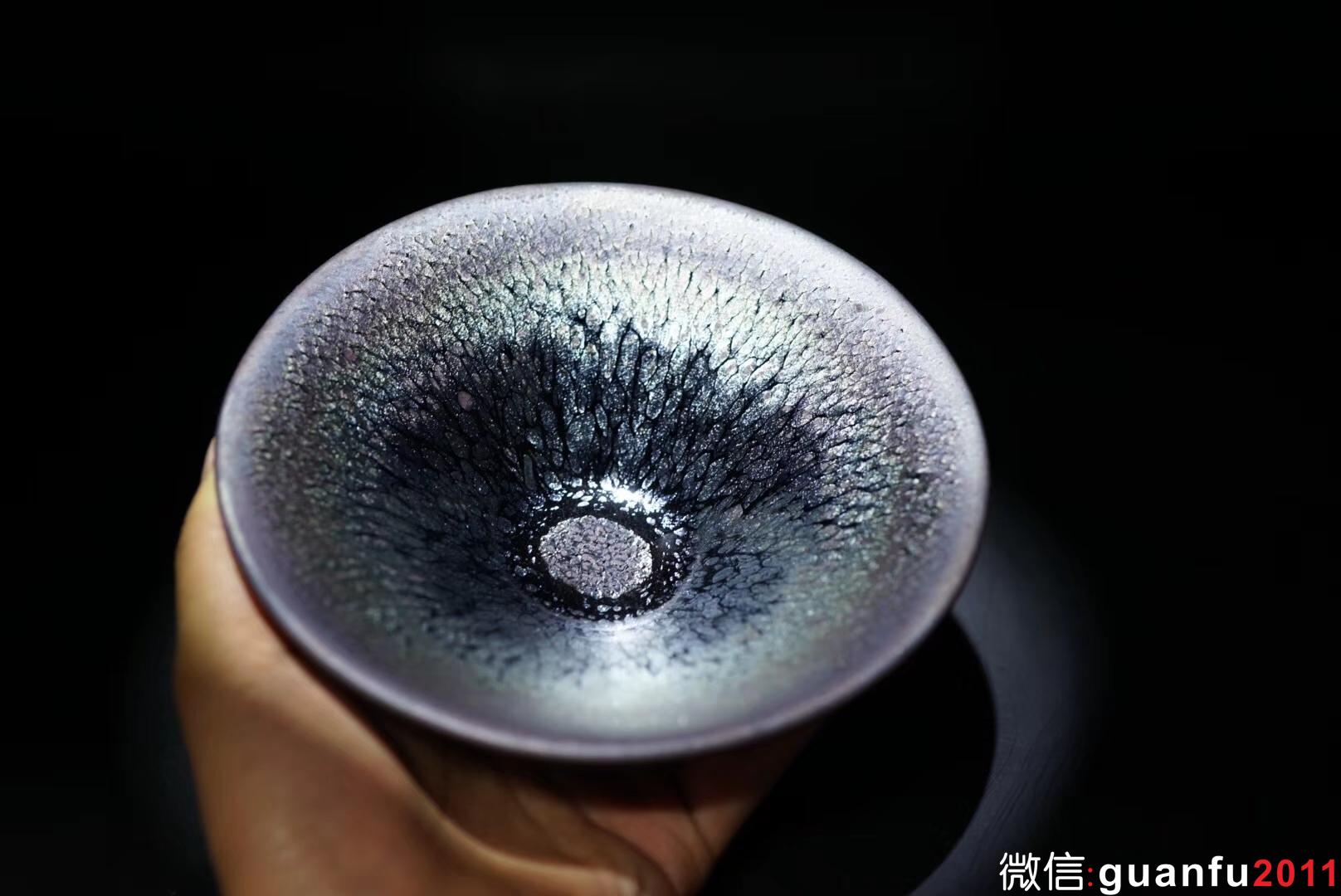 國家級大師，建盞泰斗李達(dá)老師作品，撇口盞，口徑14.5高5公分