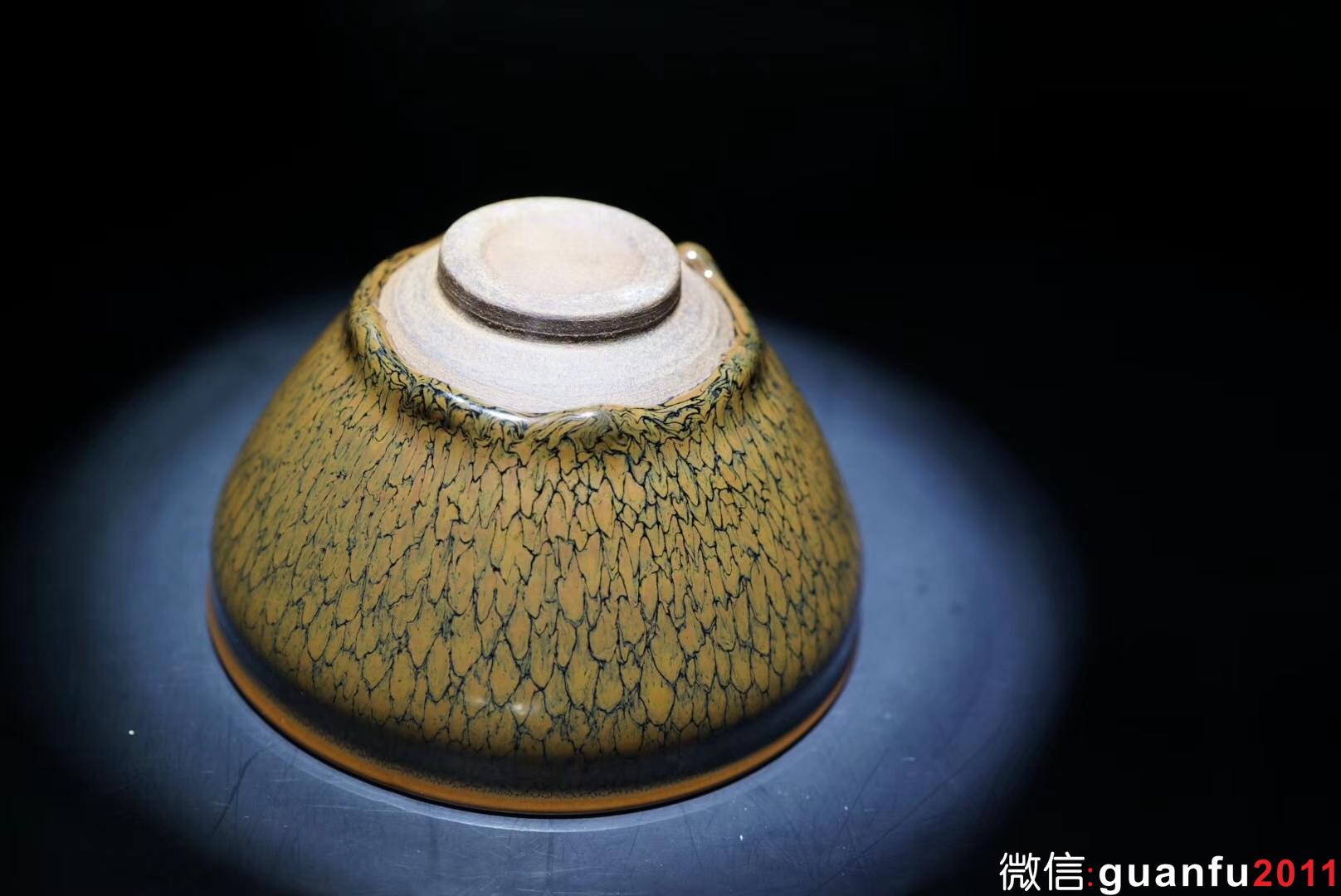 國(guó)寶級(jí)大師陳大鵬作品深斗束口，口徑13高7.5公分