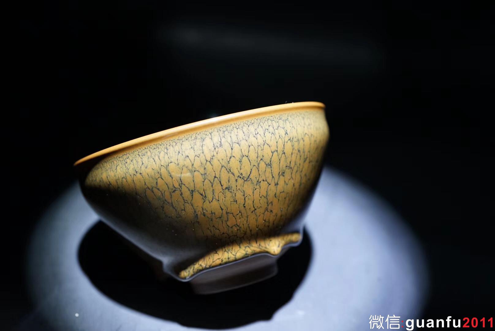 國(guó)寶級(jí)大師陳大鵬作品深斗束口，口徑13高7.5公分