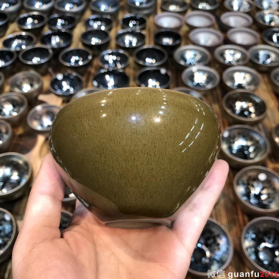 吳聲華老師單色釉  口徑9.5高5.8公分