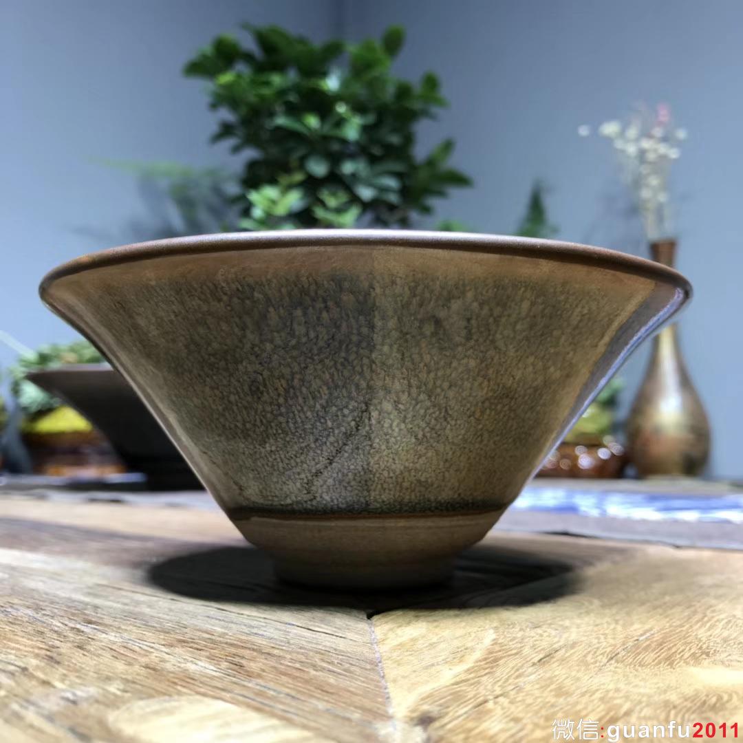 枕頭嶺龍窯柴燒徐長和師傅作品，柴燒鷓鴣第一人，口徑14高6公分