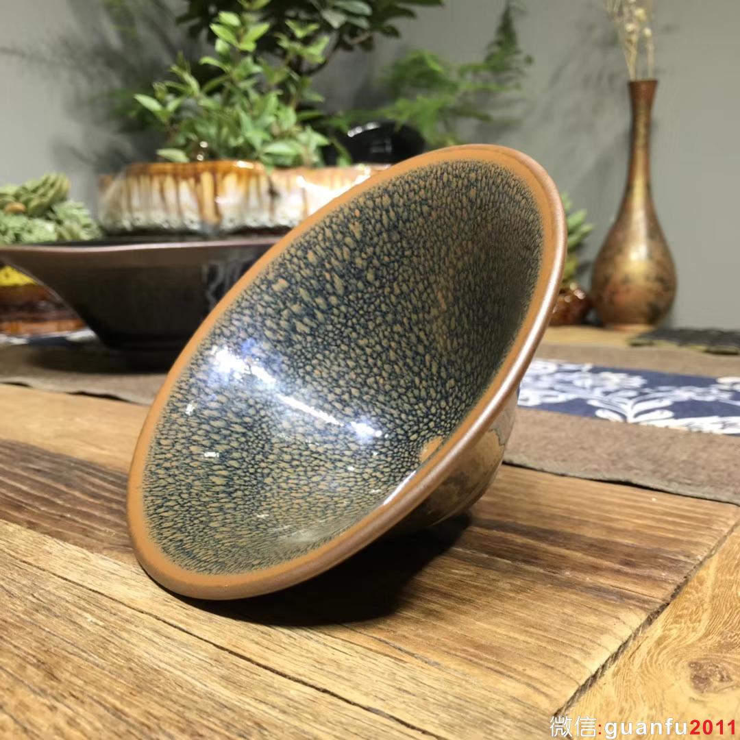 枕頭嶺龍窯柴燒徐長和師傅作品，柴燒鷓鴣第一人，口徑14高6公分