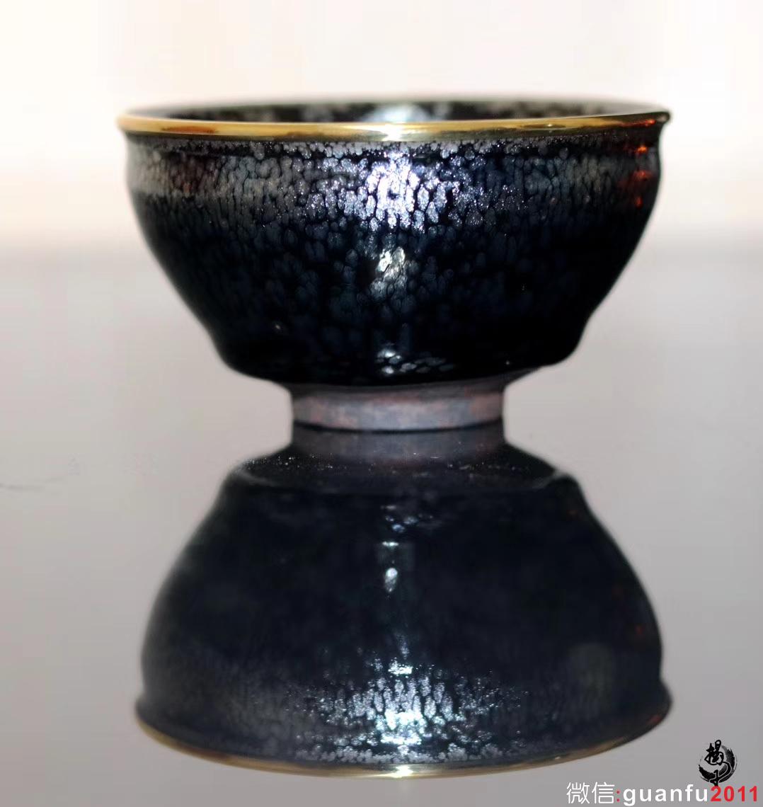 揭繼榮老師作品 仿古油滴 【北望 】金邊