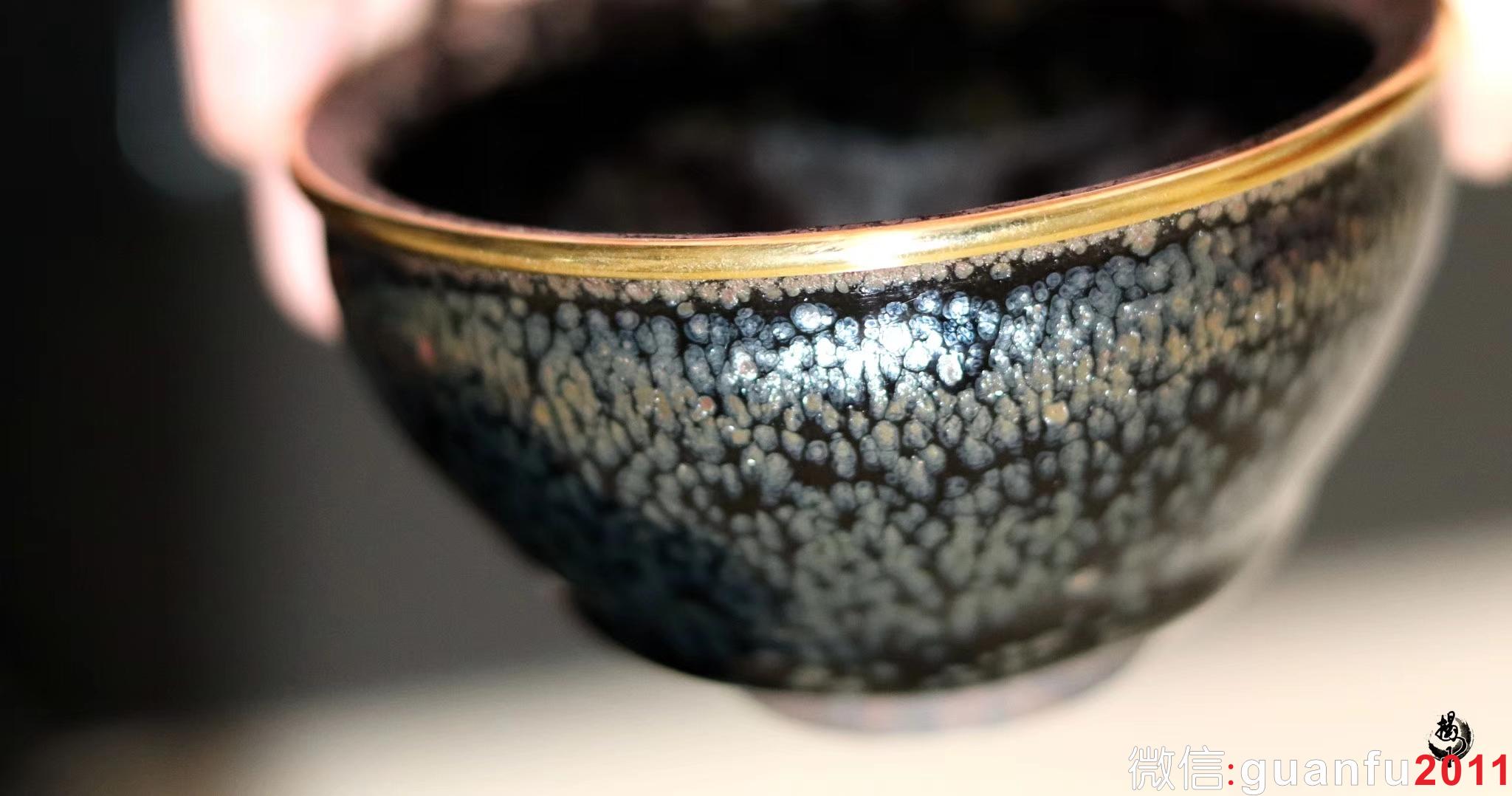 揭繼榮老師作品 仿古油滴 【北望 】金邊