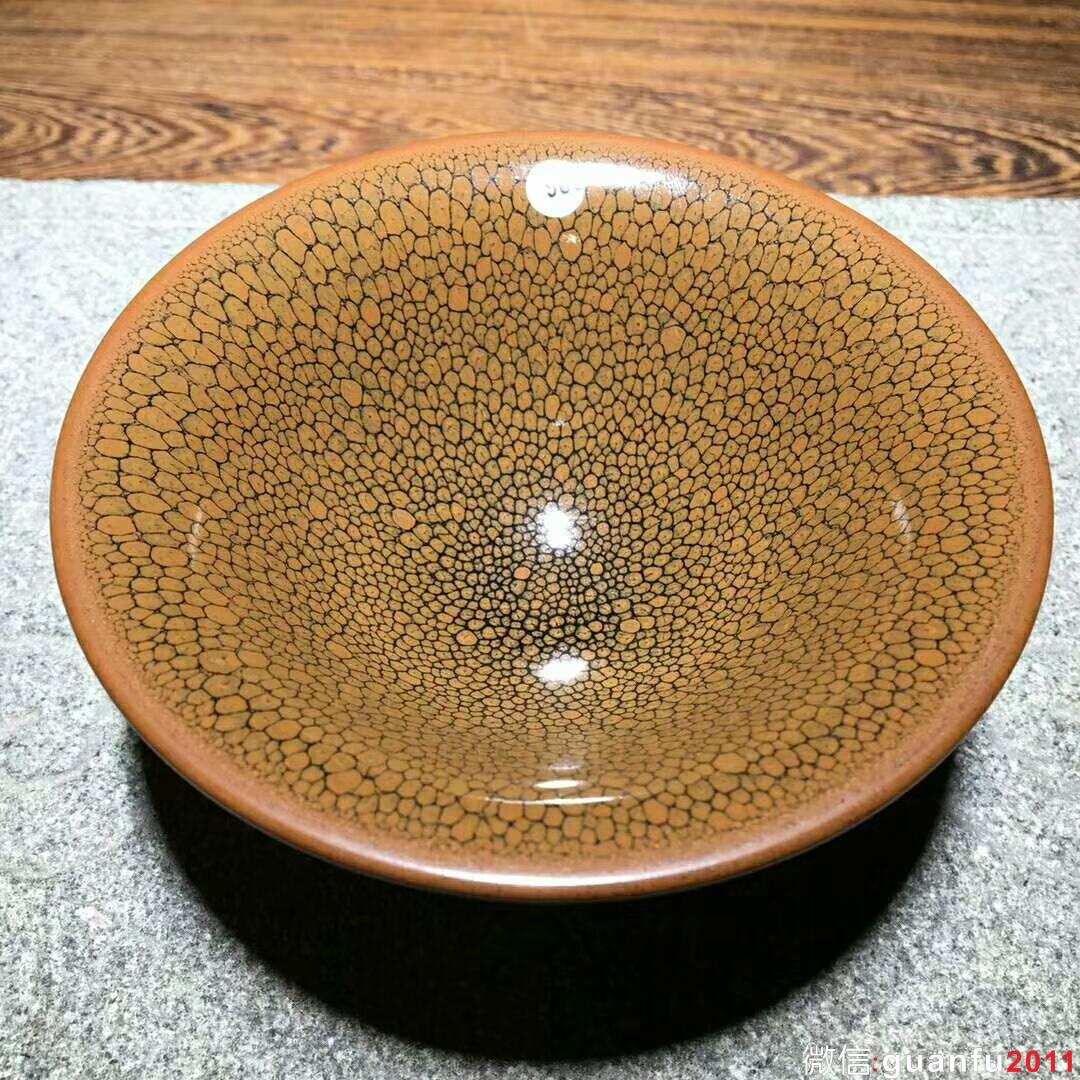 陳葉琦師傅 黃鷓鴣斑：口徑11.5*4.7