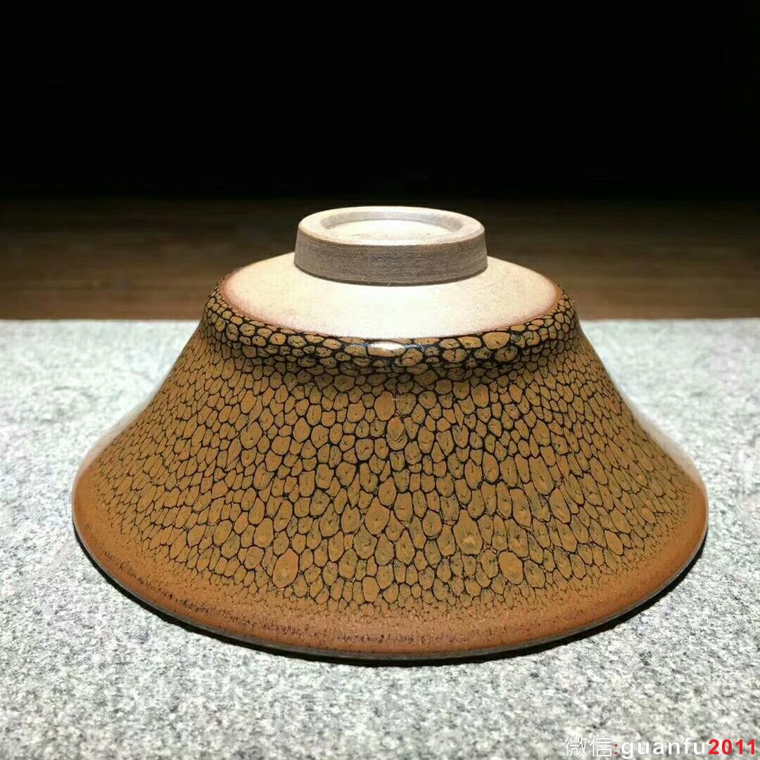 陳葉琦師傅 黃鷓鴣斑：口徑11.5*4.7