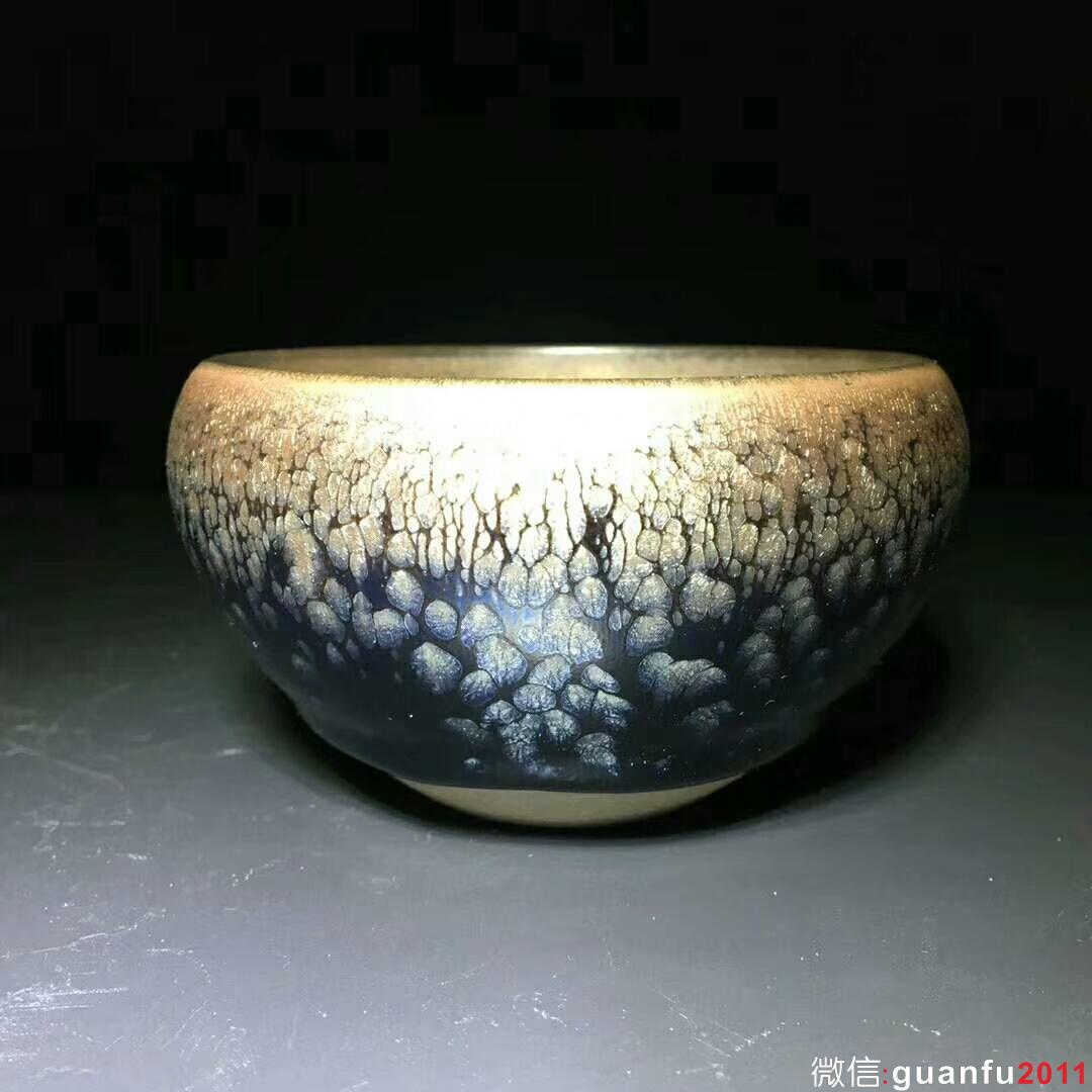 闕梅嬌老師 油滴禪定杯：口徑8.6*9.6*5.5