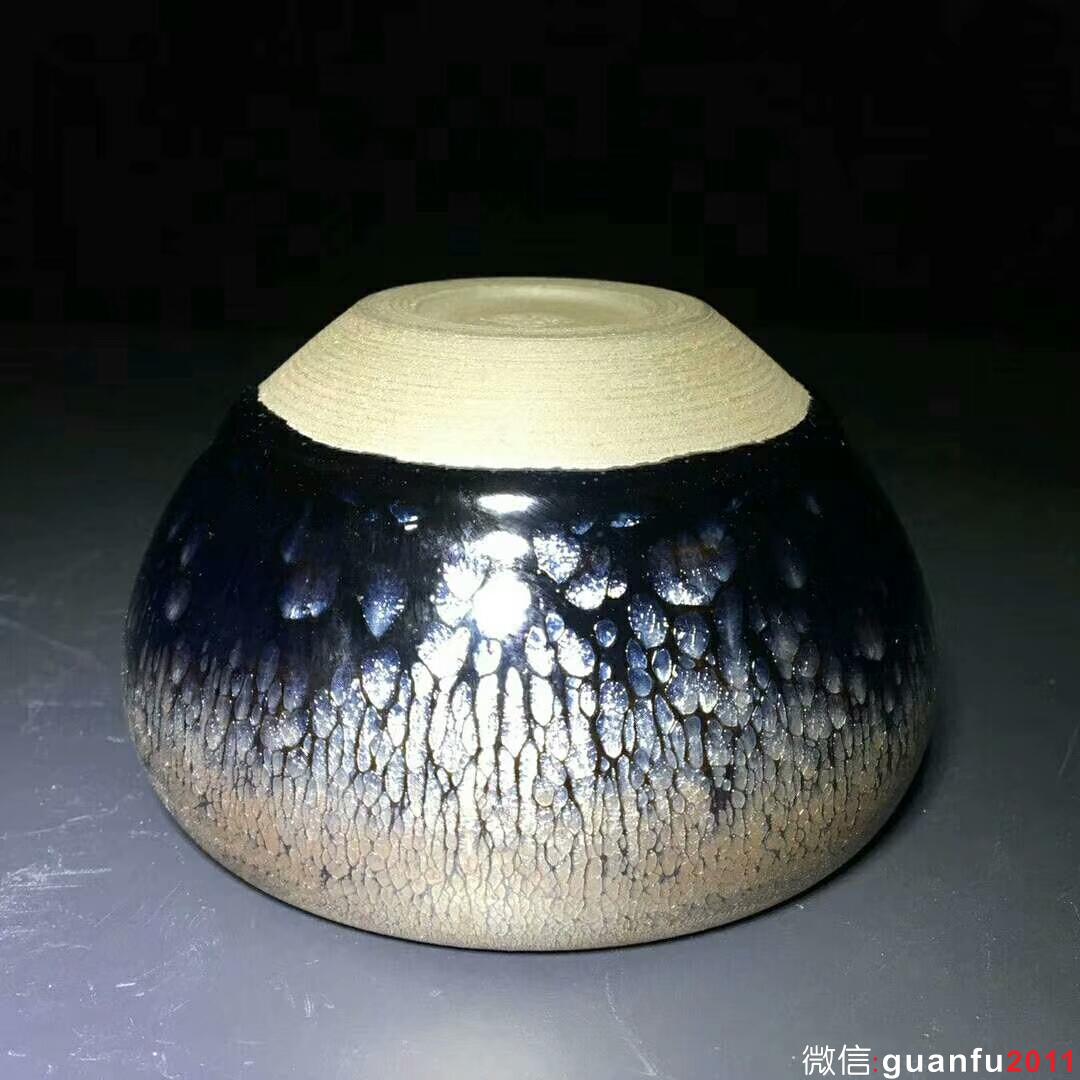 闕梅嬌老師 油滴禪定杯：口徑8.6*9.6*5.5