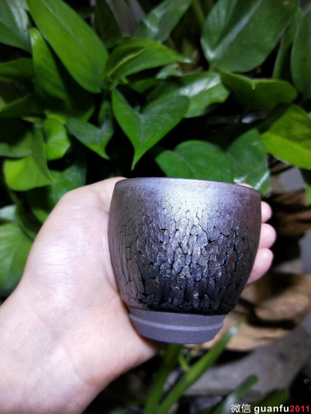 邱華忠老師 浮雕油滴聞香杯