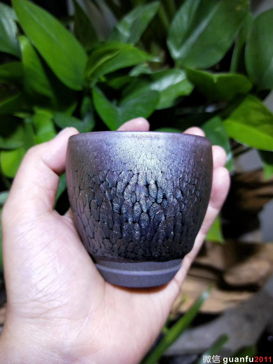 邱華忠老師 浮雕油滴聞香杯