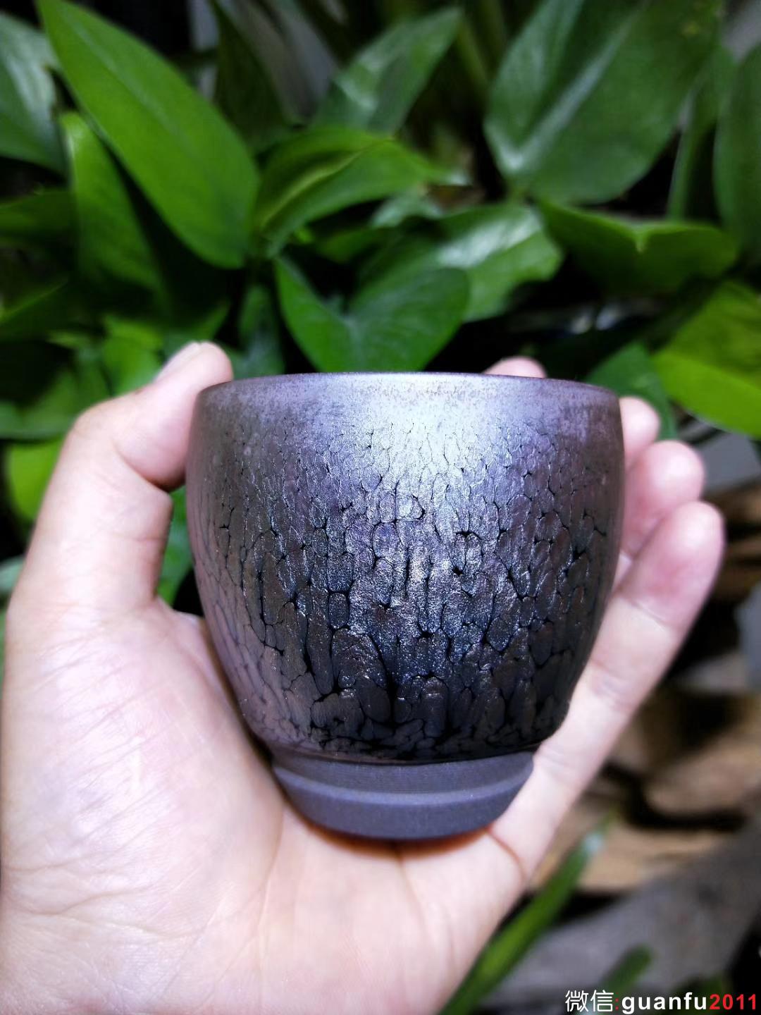 邱華忠老師 浮雕油滴聞香杯