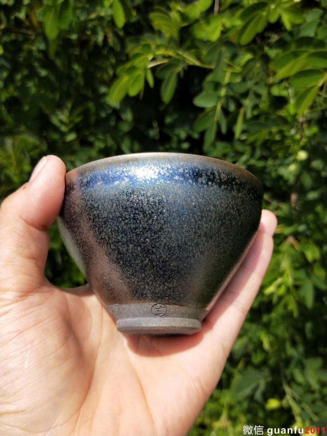 陸金喜老師 柴燒 夢幻彩滴