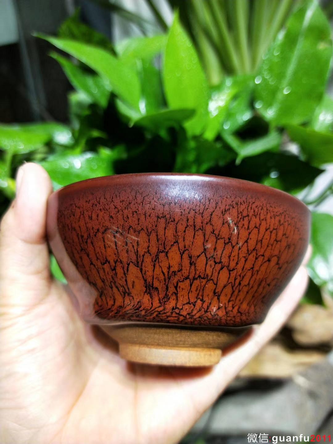 陳大鵬老師 手刻款 紅鷓鴣 9.5口徑