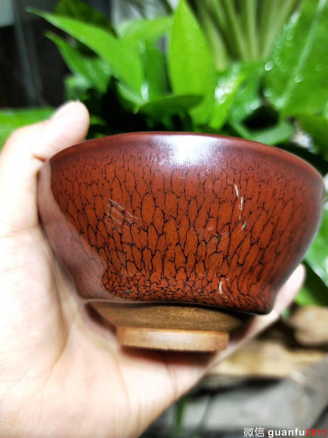 陳大鵬老師 手刻款 紅鷓鴣 9.5口徑