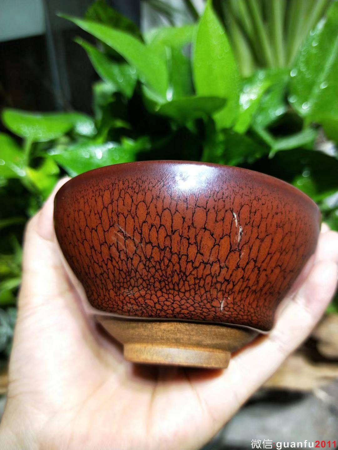 陳大鵬老師 手刻款 紅鷓鴣 9.5口徑