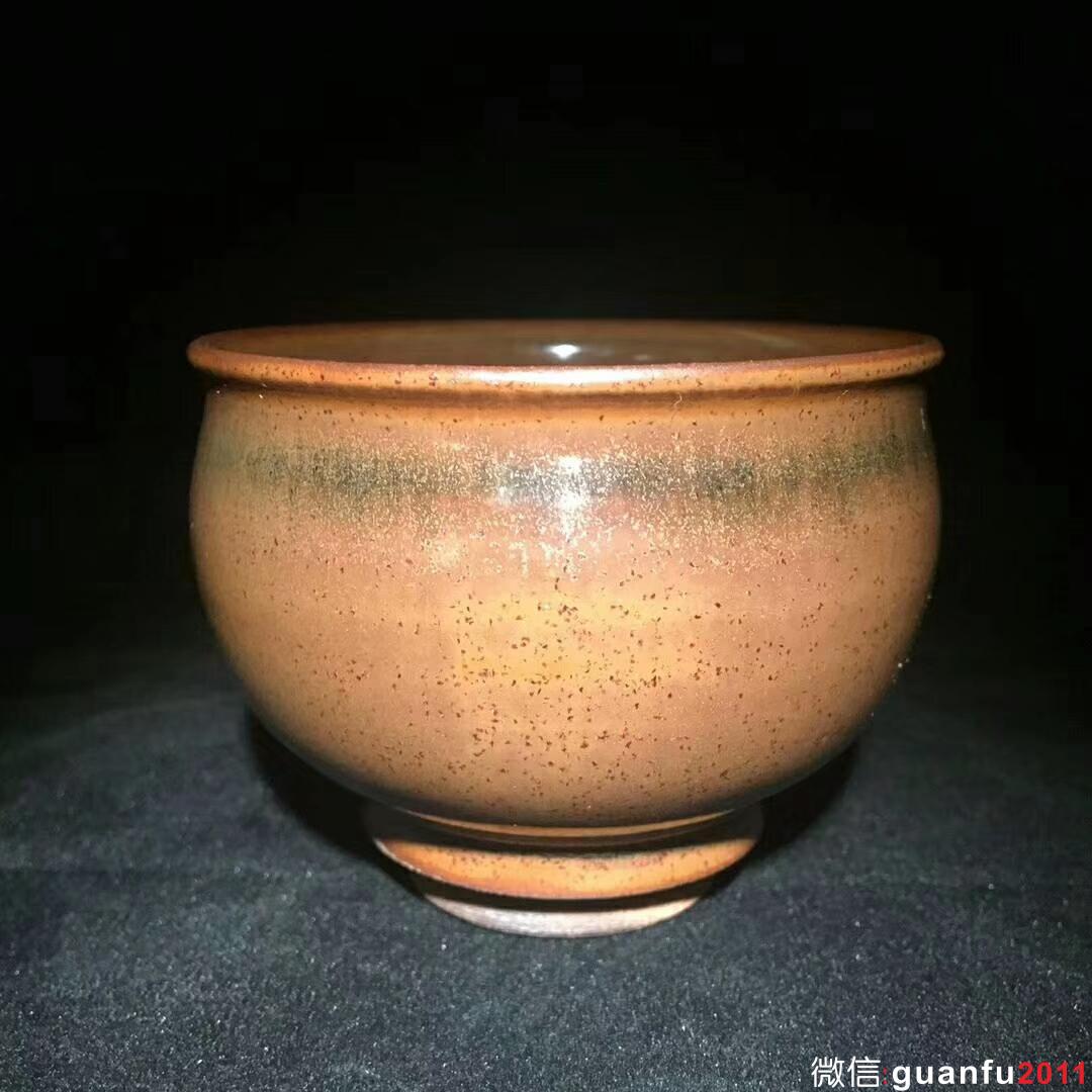 暨國軍師傅 龍窯柴燒作品：口徑7.8高6.2