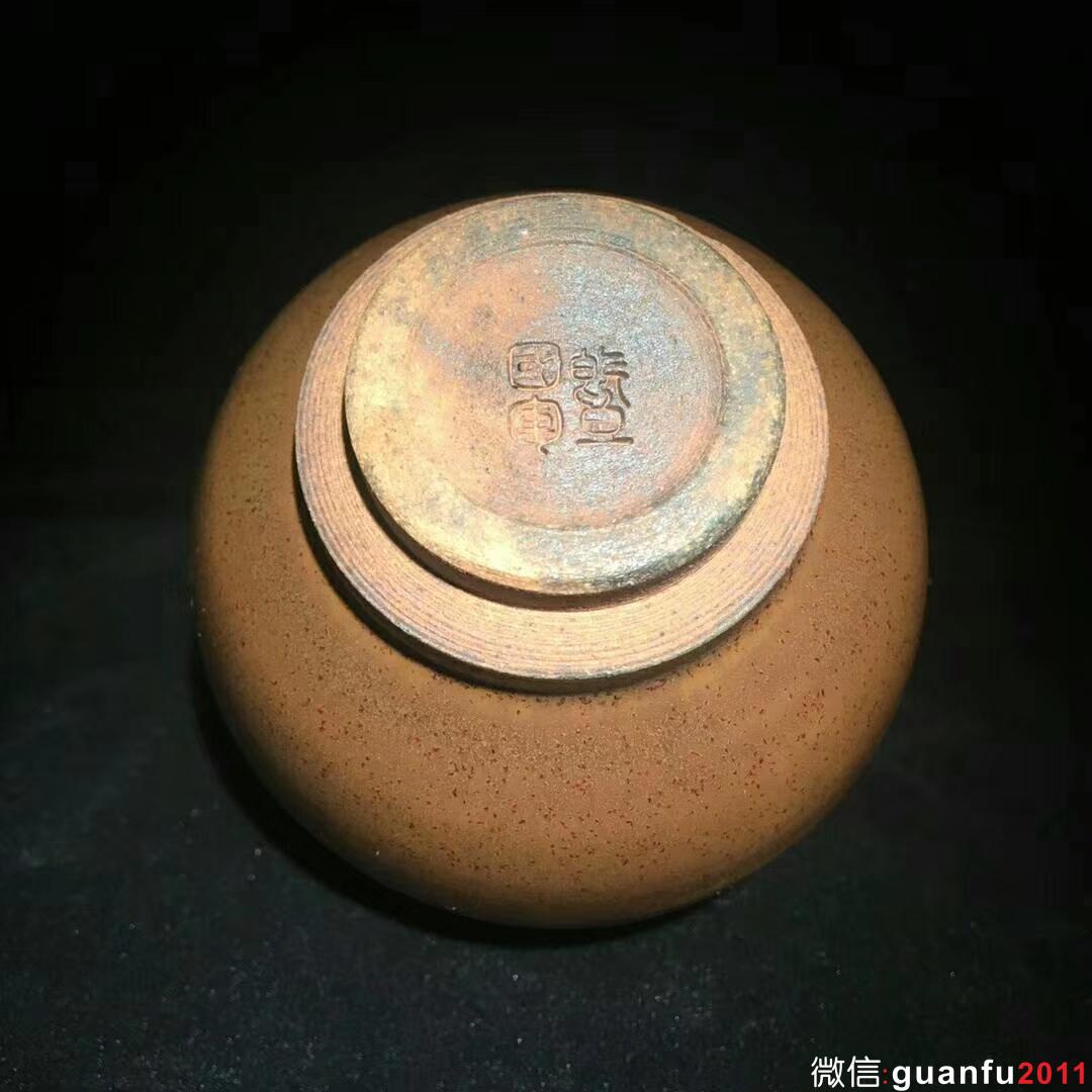 暨國軍師傅 龍窯柴燒作品：口徑7.8高6.2