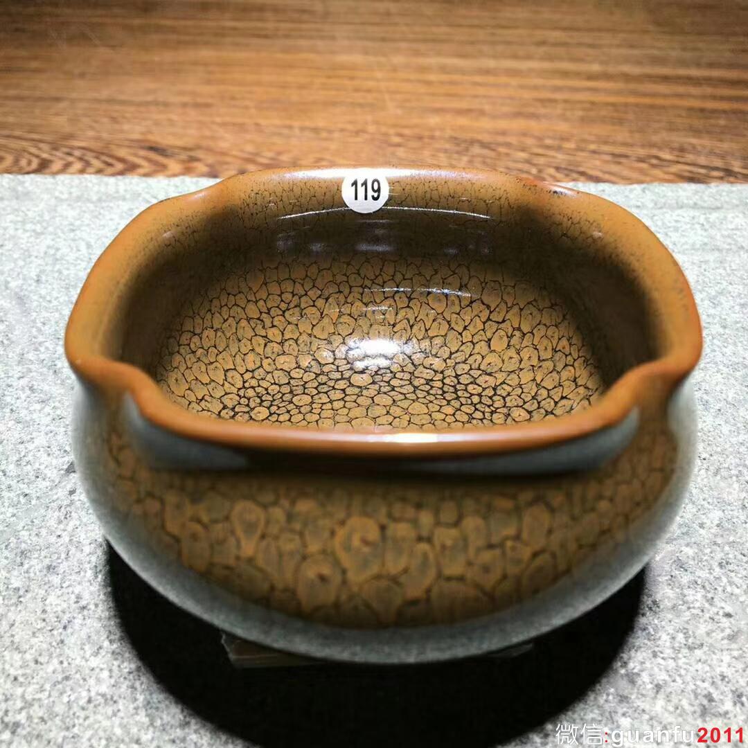 新品黃鷓鴣四方杯！ 建窯四杰～陳葉琦師傅作品！