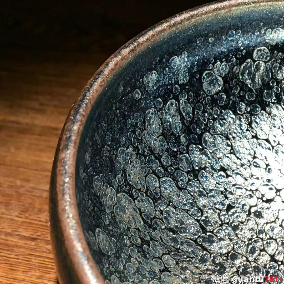 踏雪～盞內(nèi)外雪花四濺 李昌海師傅作品，口徑8.8肚大9.3高4.8