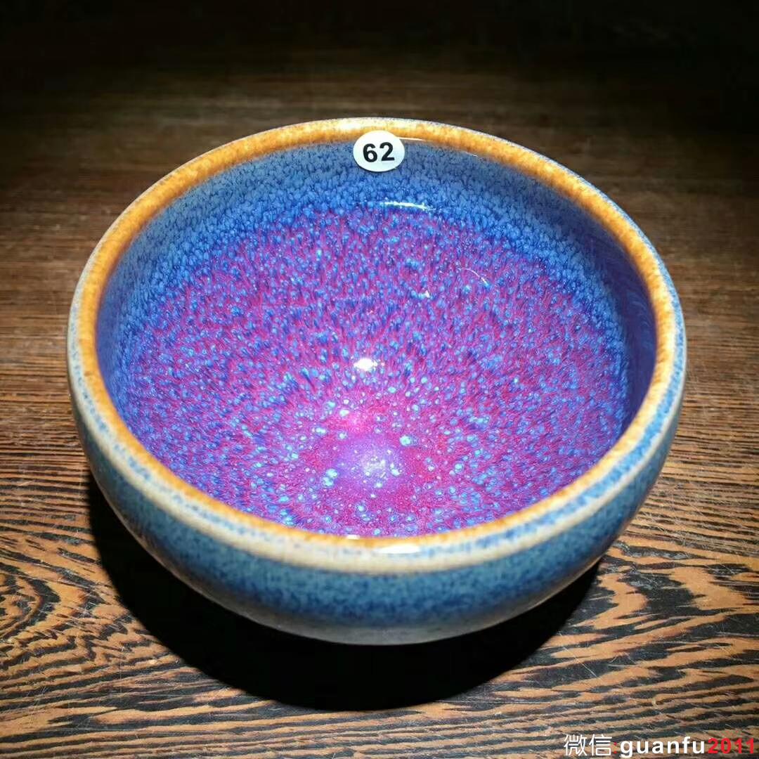 藍(lán)眼淚：臺(tái)灣名家～郭明慶師傅作品！ 口徑7.3肚大8高5