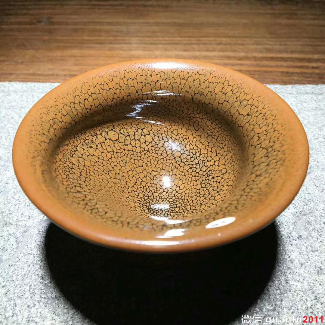建窯四杰～陳葉琦師傅新品：黃鷓鴣螺旋杯！ 口徑9.6高5.5